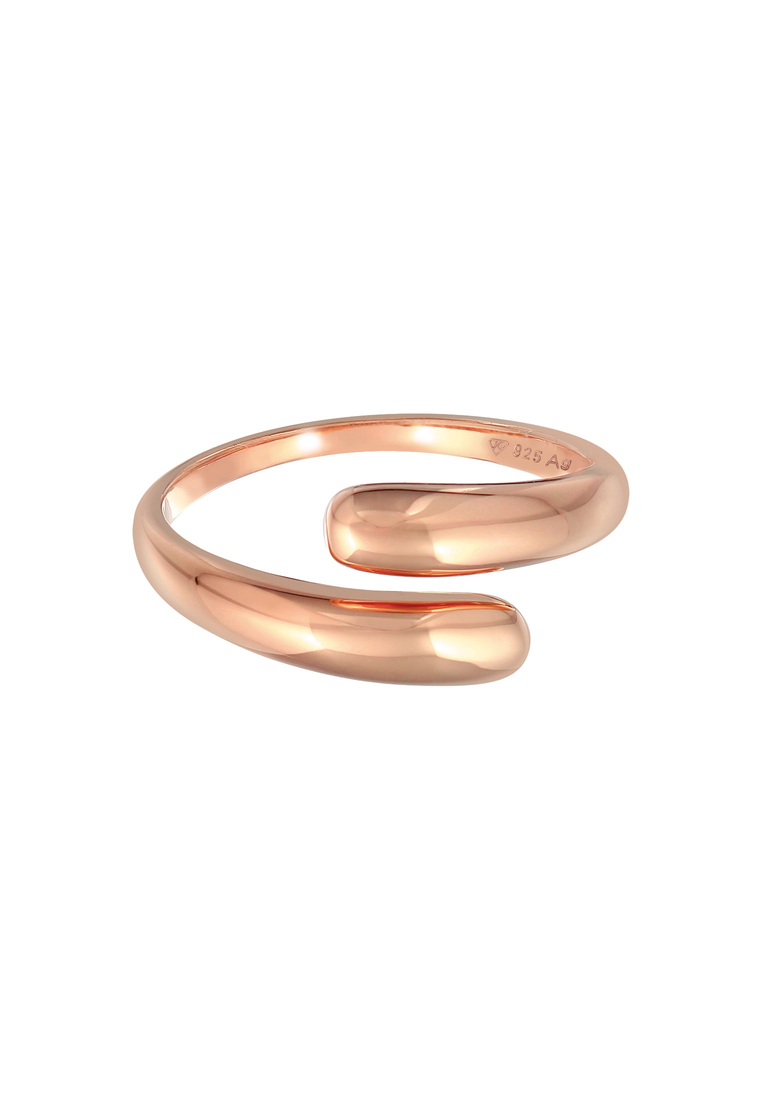 Elli Silberring »Ring Wickelring Zart Basic 925 Sterling Silber«