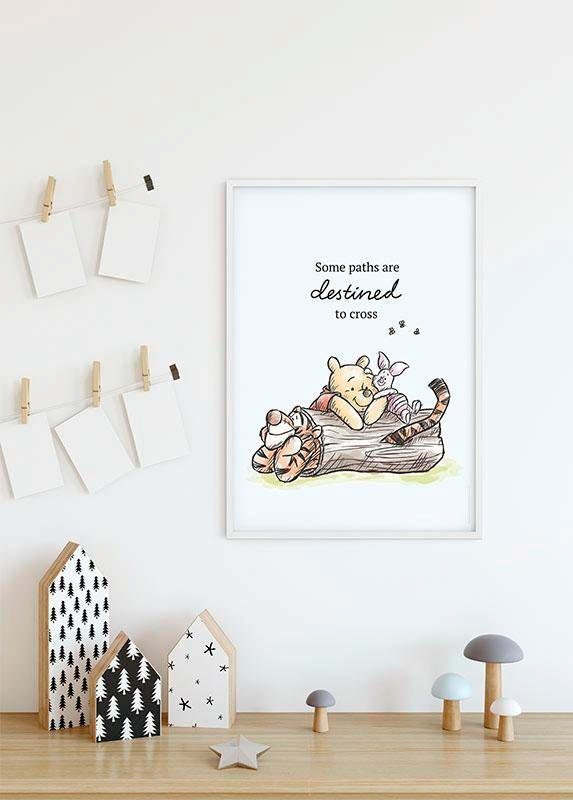 Komar Bild »Winnie the Pooh Path« Disney 1 Stk. tlg. Wandbild zur Dekoration im Kinderzimmer - ohne Rahmen