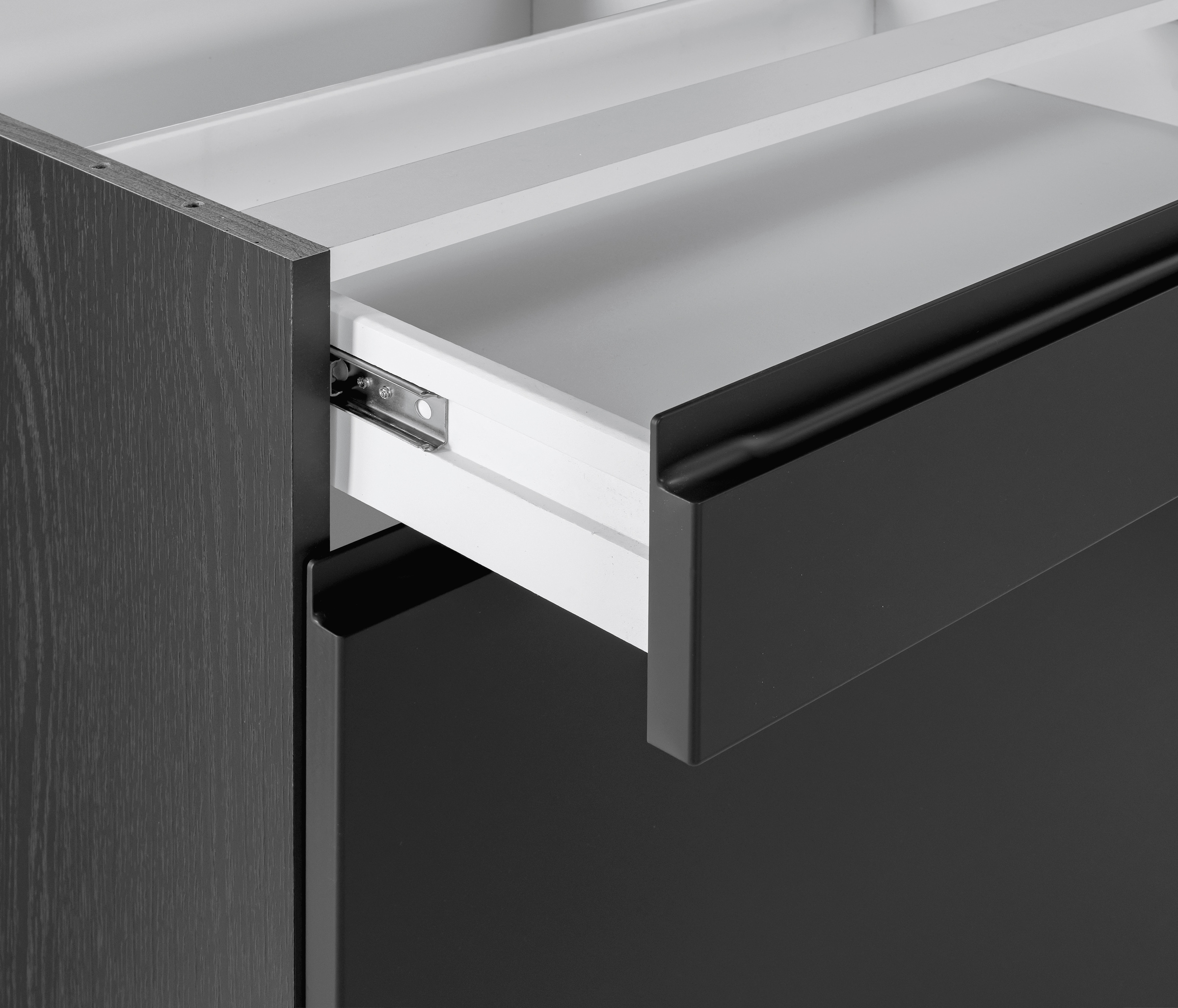 KOCHSTATION Unterschrank »KS-Bruneck« >>Bruneck<< 60 cm breit, für viel Stauraum, hochwertige MDF-Fronten