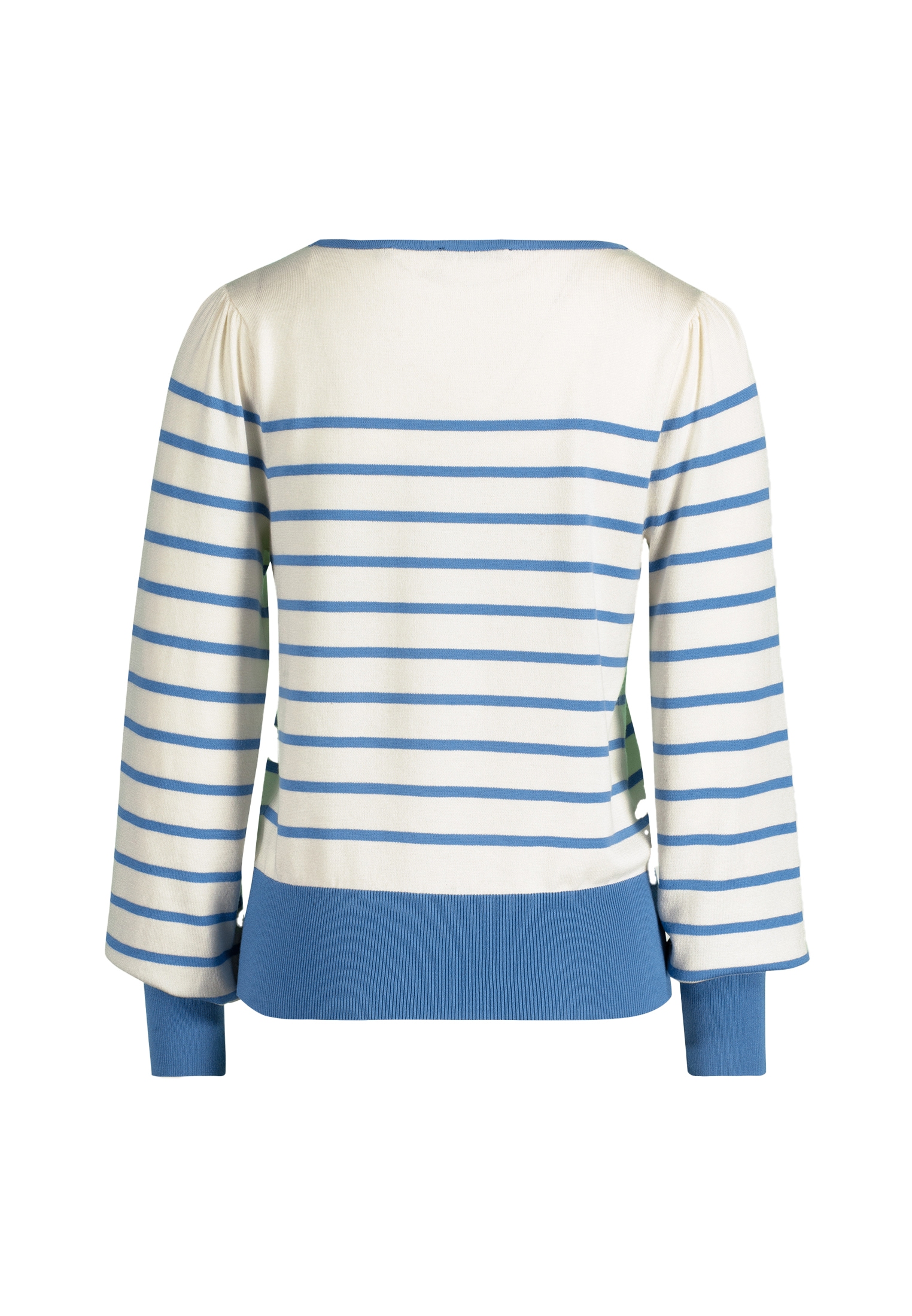 Zero Rundhalspullover »Pullover mit Streifen«