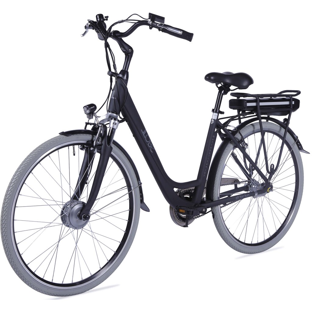 LLobe E-Bike »Metropolitan JOY 2.0, 8Ah«, 7 Gang, Shimano, Frontmotor 250 W