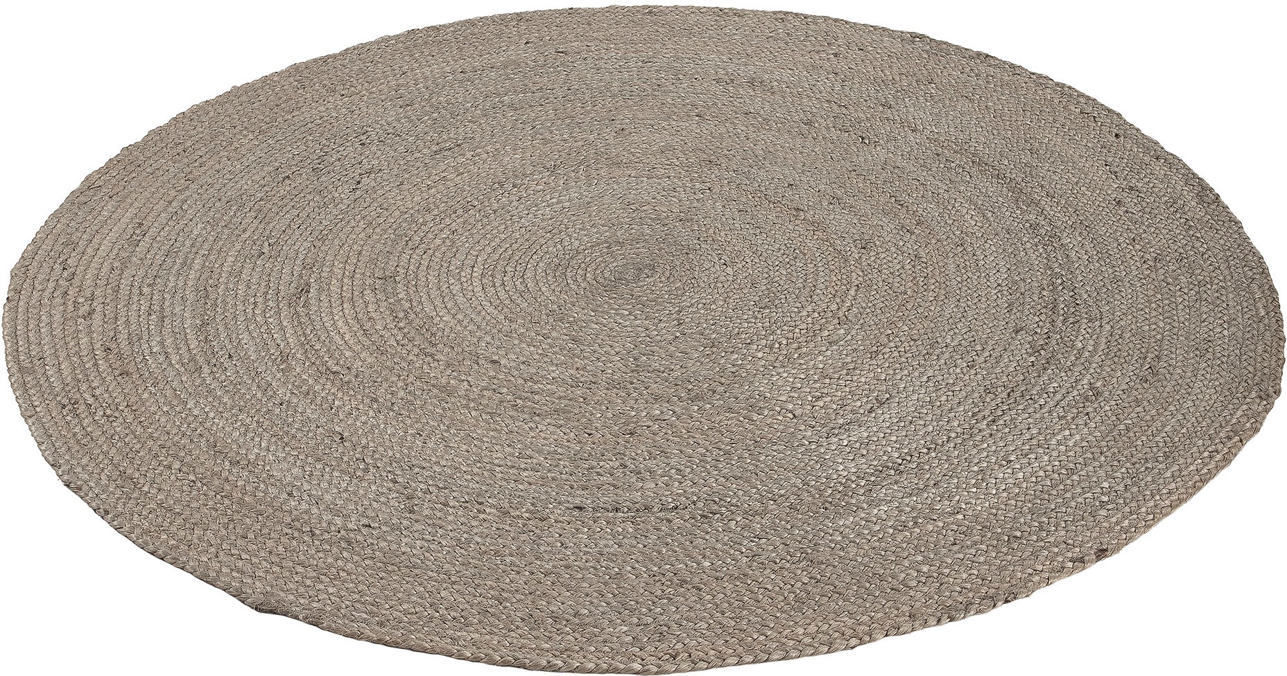carpetfine Teppich »Nele Juteteppich Naturfaser«, rund, 6 mm Höhe, geflochtener Wendeteppich aus 100%Jute, in rund und oval, viele Größen