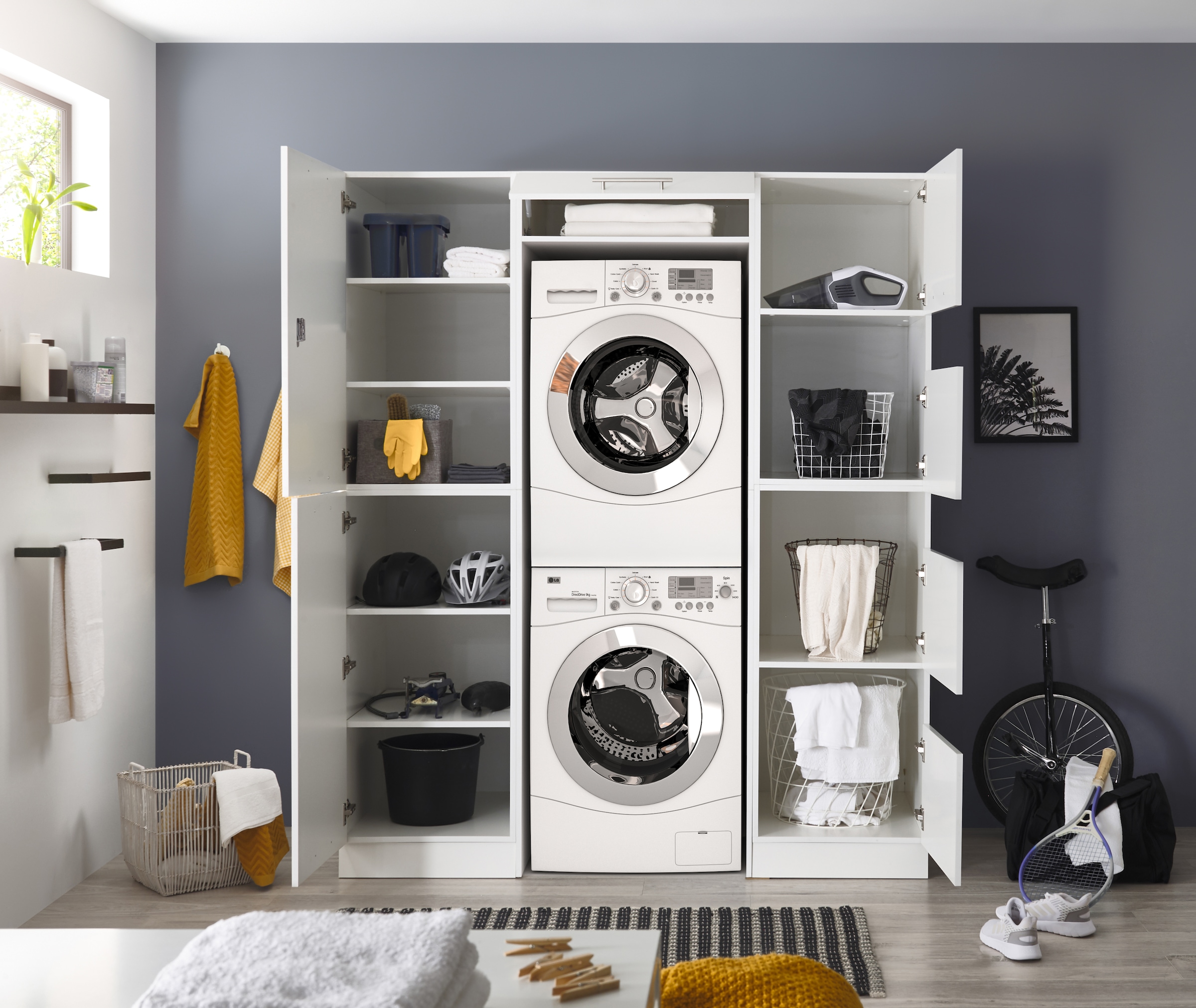 RESPEKTA Mehrzweckschrank-Set »Clara-Set 10« Schrankelemente einzeln erhältlich, 3 Stk. tlg.