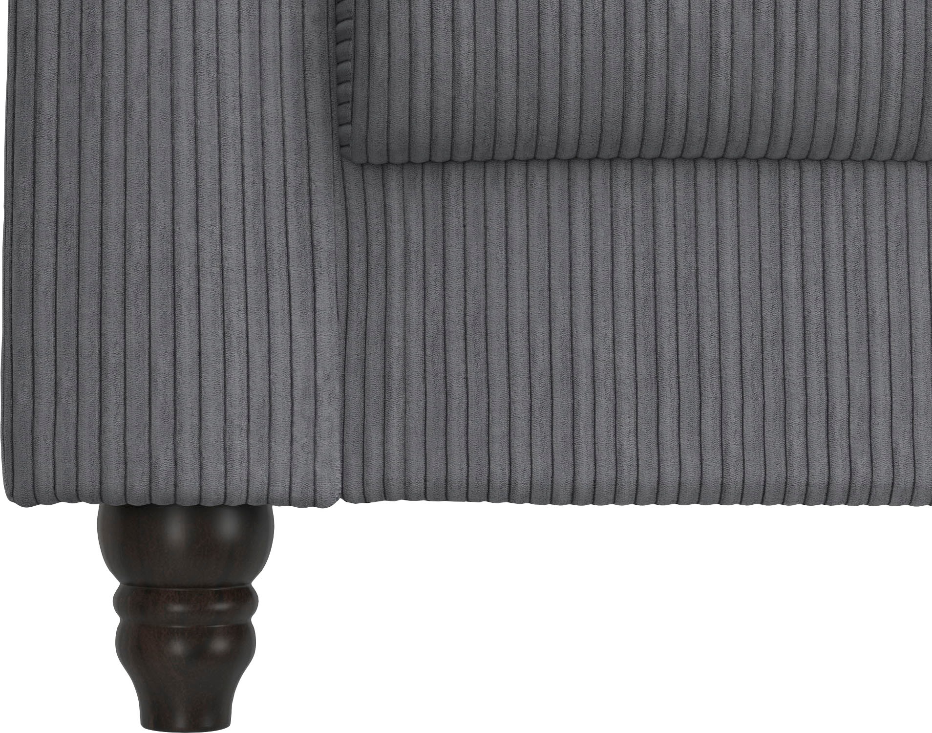 Dorel Home Ecksofa »Felix II, L-Form, Schlafsofa 241cm (Liegefl. 108/195 cm),«, verstellb. Rückenlehne, Recamiere wechselbar, Cord