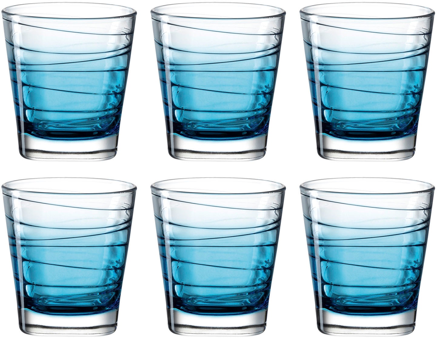 LEONARDO Whiskyglas "VARIO STRUTTURA" 250 ml, 6-teilig