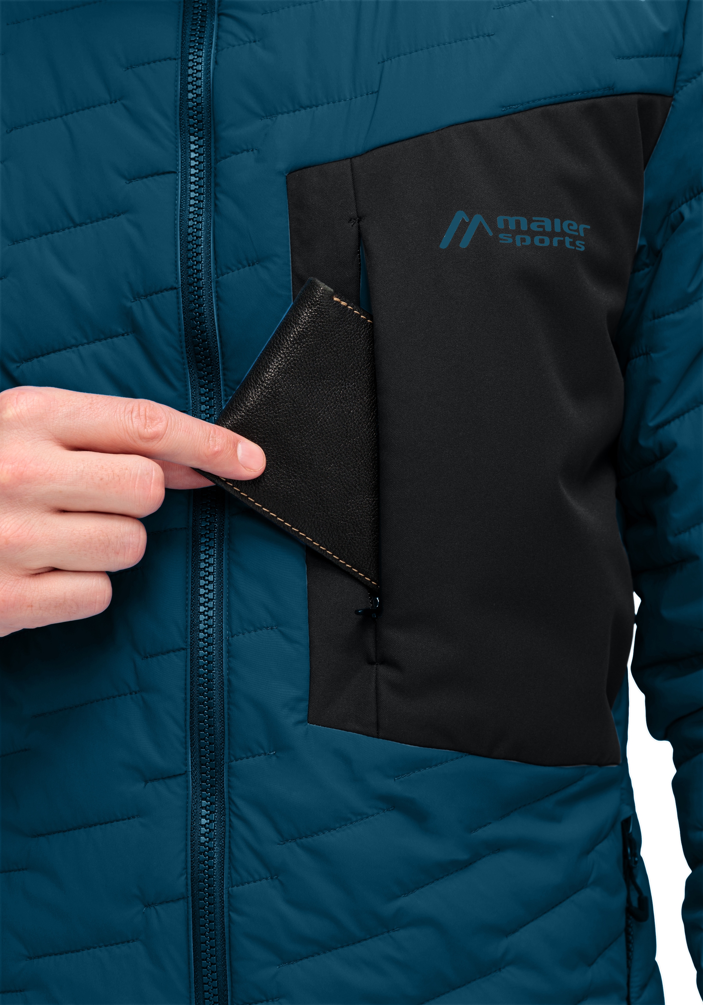 Maier Sports Funktionsjacke »Donovaly M« Herren Outdoorjacke, Primaloft Jacke mit 3 RV-Taschen und Kapuze