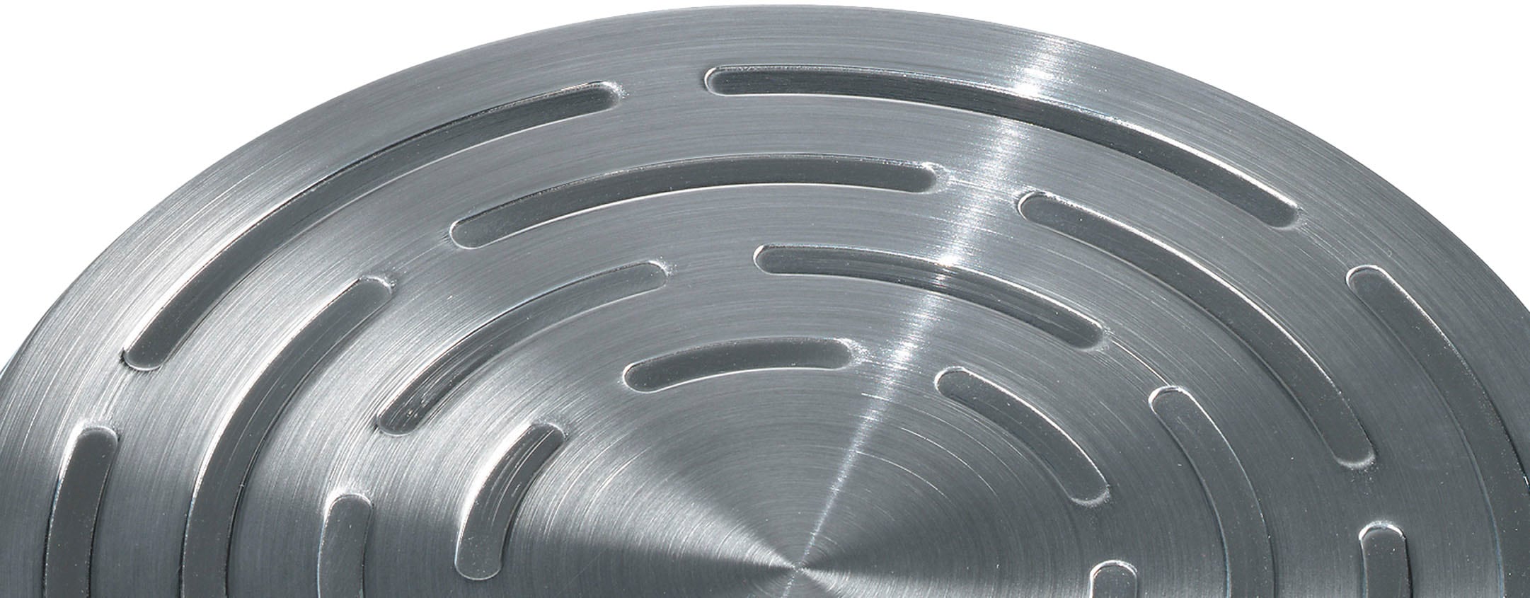 Elo Premium Topf-Set »Rondello«, Edelstahl 18/10-Edelstahl 18/8, (Set, 7 tlg., je 1 Fleischtopf Ø 16/20/24 cm, 1x Stieltopf Ø 16 cm), mit integriertem Öl-Dosiersystem, Induktion