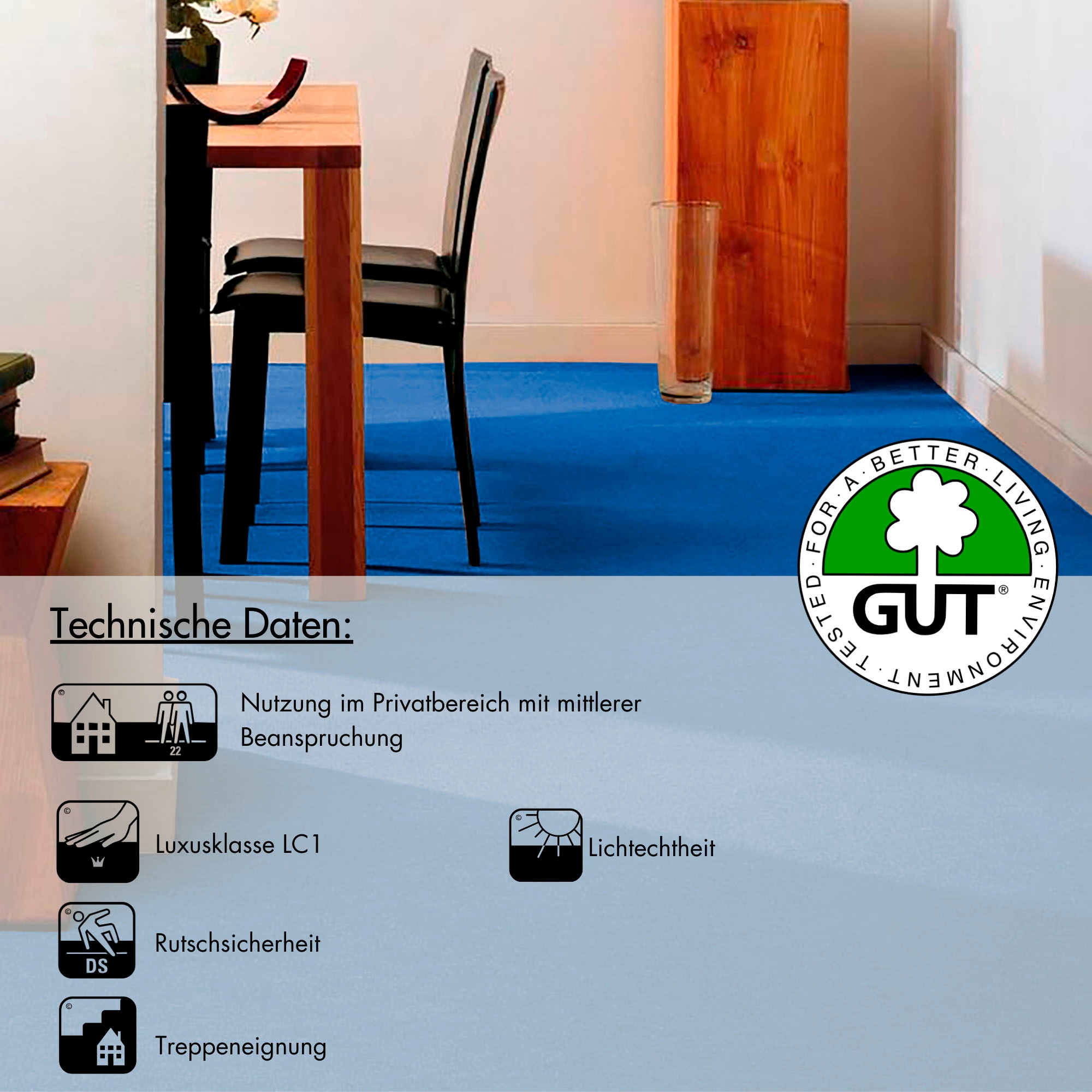 Andiamo Teppichboden »Sina, Velours, Made in Belgium«, rechteckig, 6 mm Höhe, Uni Farben, Breite 400 cm, strapazierfähig, pflegeleicht, Wohnzimmer