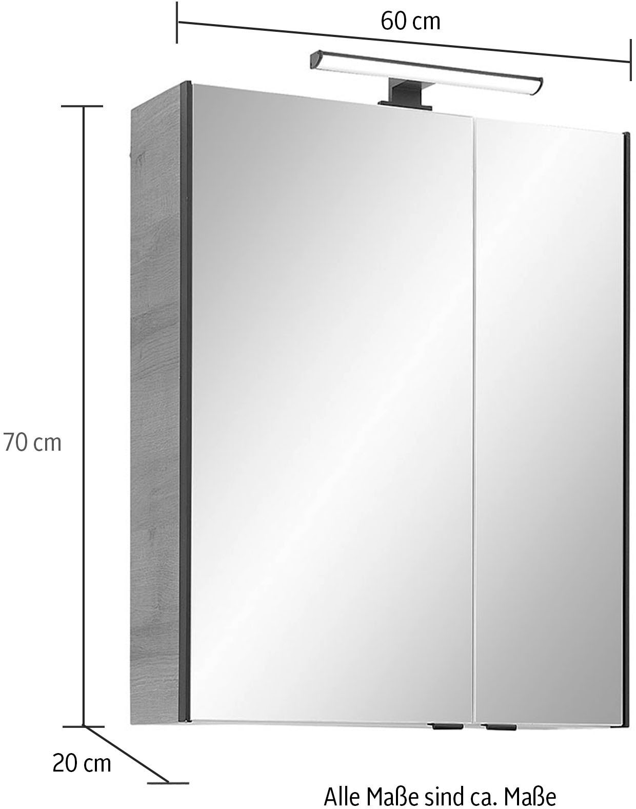 PELIPAL Badezimmerspiegelschrank »Quickset 395« Garantie kaufen mit 3 Jahren | XXL online