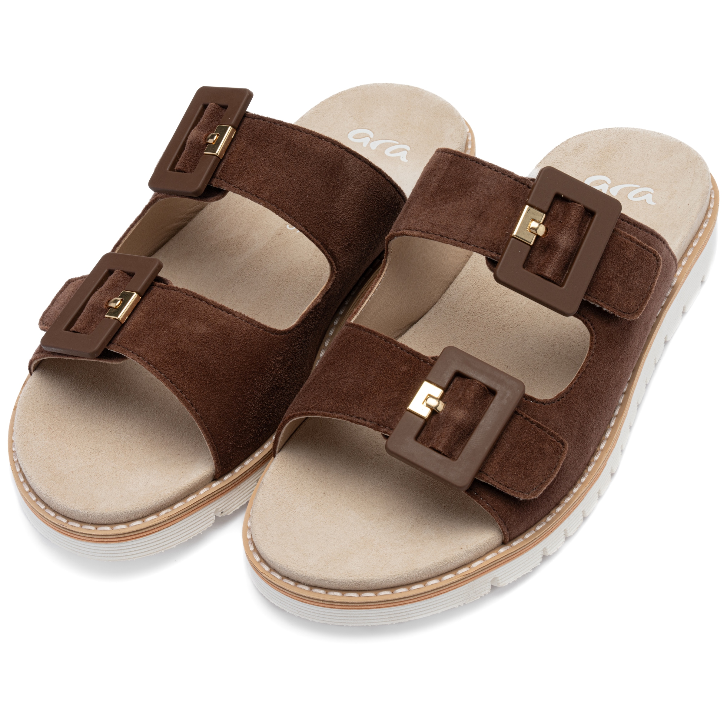 Ara Pantolette »KENT«  Schlupfschuh, Hausschuh, Bequemschuh in Komfortweite G (= weit)