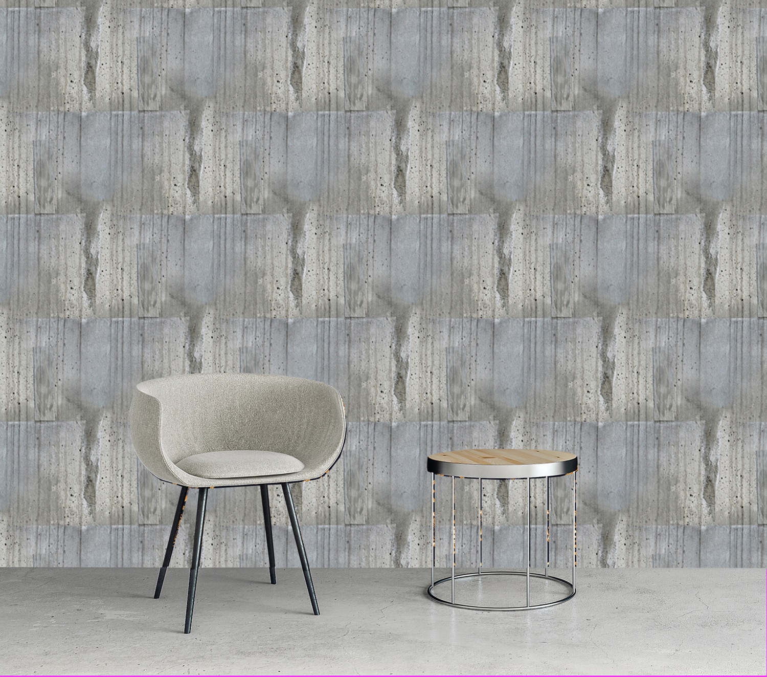 queence Vinyltapete »Lapus« Abriebeffekte | Steinoptik | bedruckt | clean | minimalistisch | unifarben glatt 90x250cm, selbstklebend, kinderleichte Anbringung, , Sticker