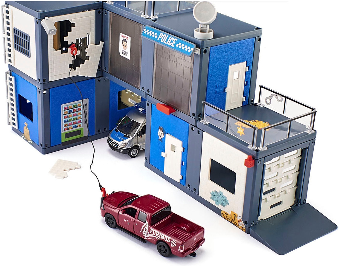 Siku Spiel-Polizeistation »SIKU World, Polizeistation (5510)«, mit Licht und weiteren Funktionen