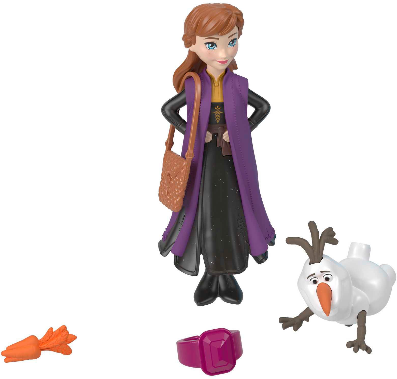 Mattel® Minipuppe »Disney Die Eiskönigin, Snow Color Reveal mit Überraschungen«, (Set), kleine Puppen