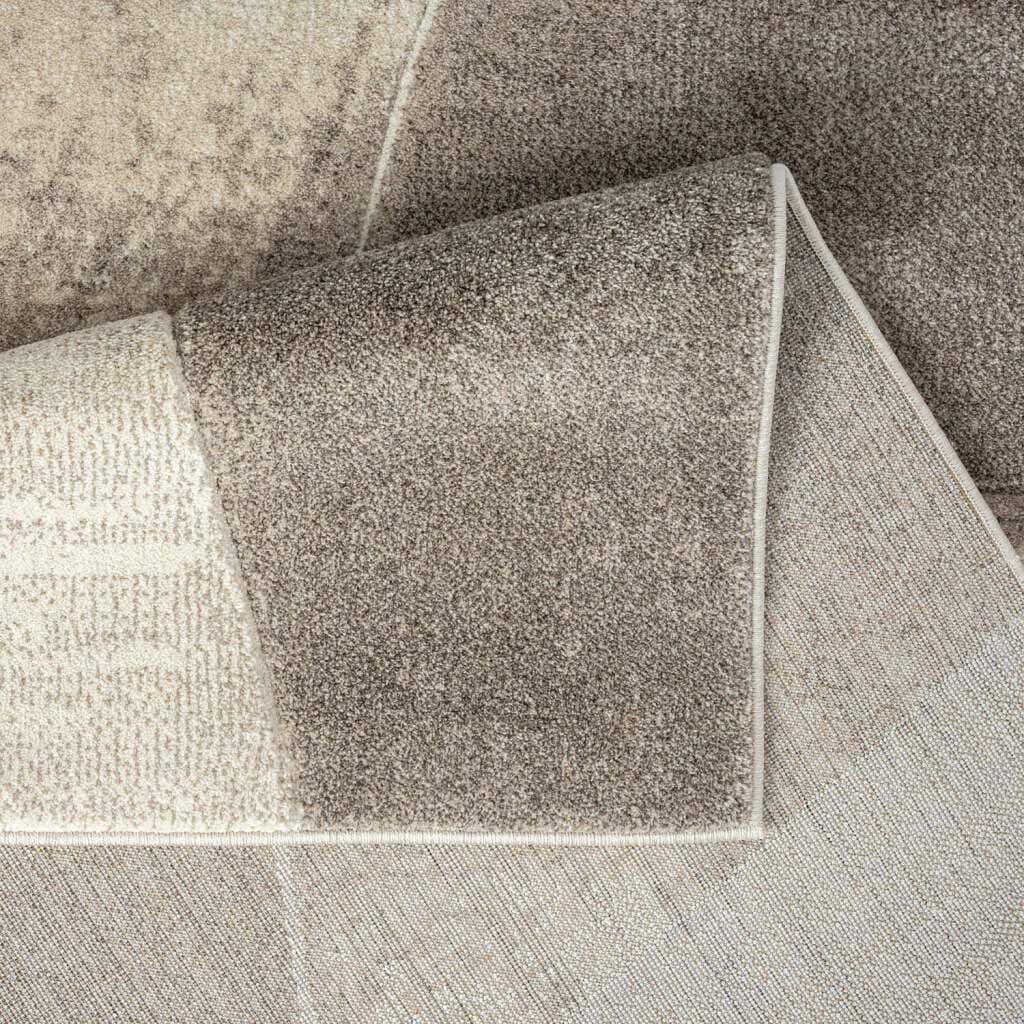 Carpet City Teppich »BONITO9053«, rechteckig, 11 mm Höhe, Flachflor, Hochtief-Muster/ 3D-Effekt, Geo-Muster, für Wohnzimmer