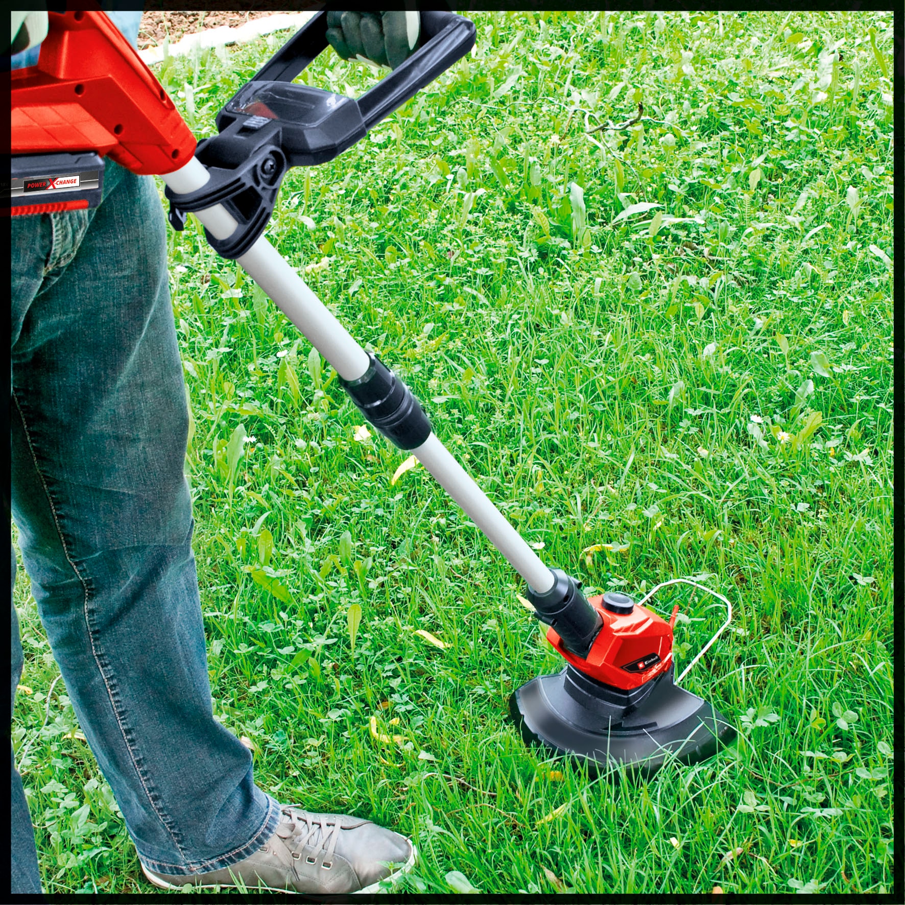 Einhell Akku-Rasentrimmer »»GE-CT 18 Li (1x 2,5 Ah)«« Inkl. Akku, Ladegerät und 20 Ersatzmesser