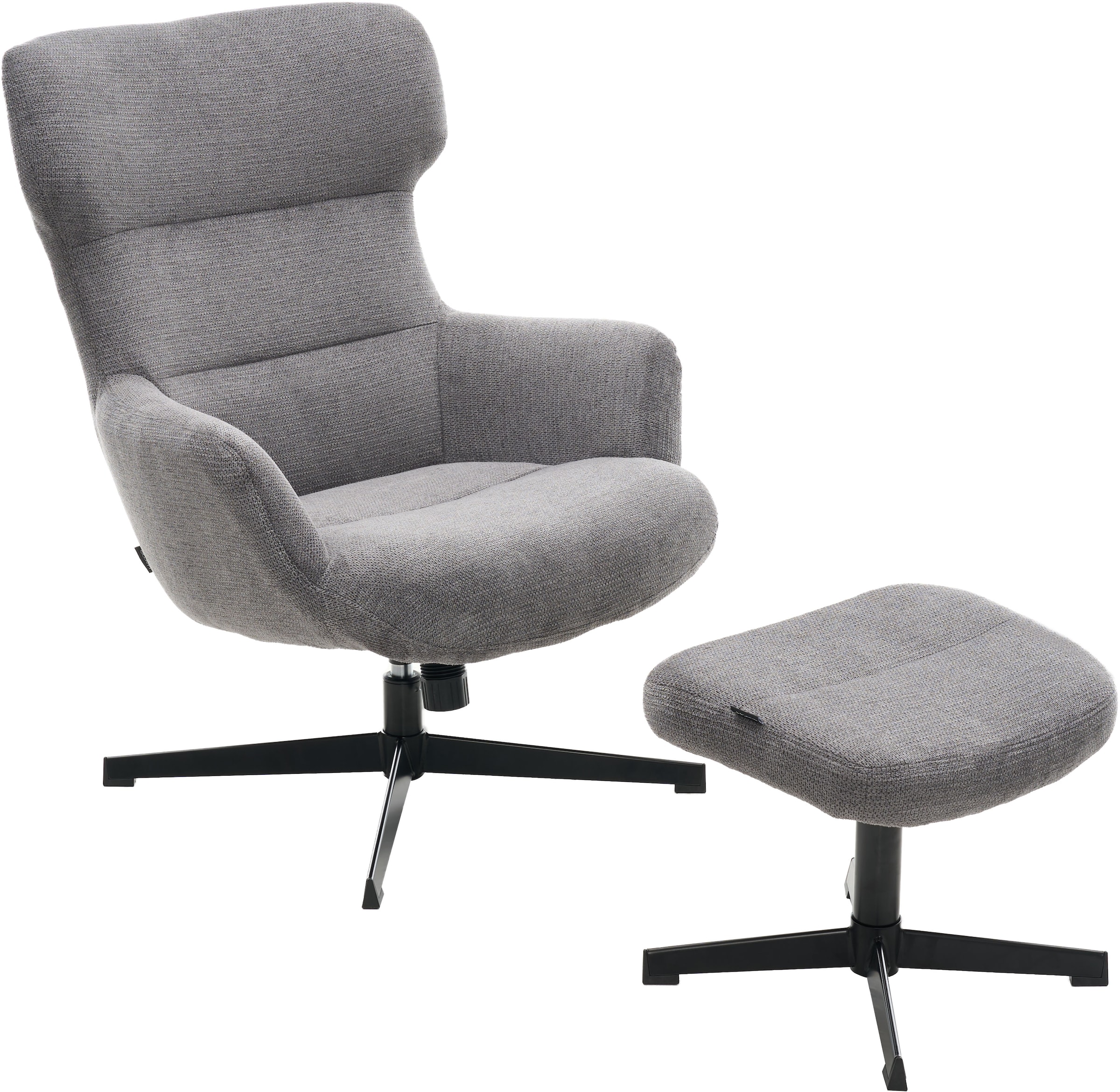 Home affaire Sessel »Clara Relaxsessel, TV-Sessel mit Hocker«, 360° Grad drehbar