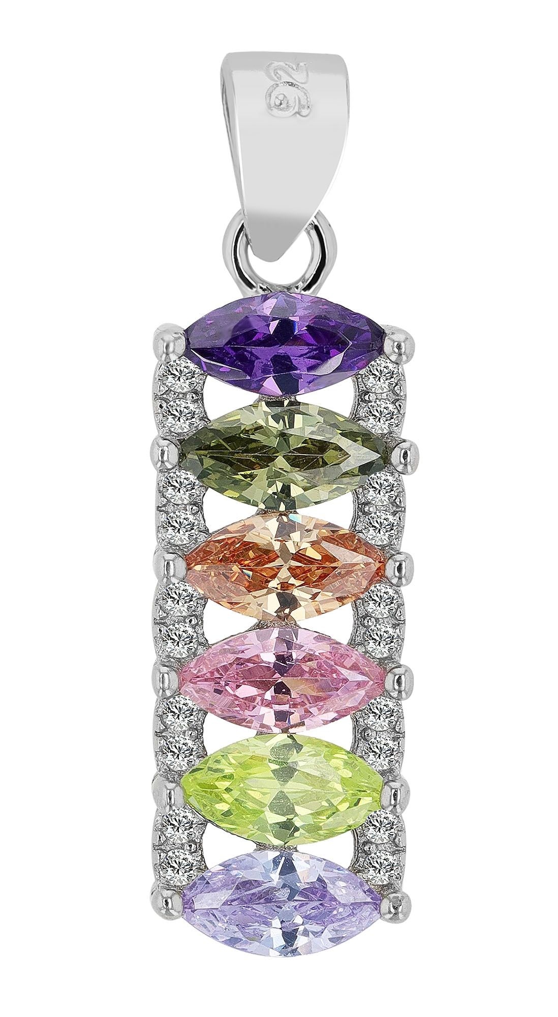 Adelia´s Kettenanhänger »Damen Anhänger ¿ Herzanhänger aus 925 Silber mit Zirkonia«