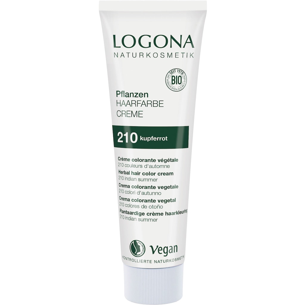 LOGONA Haarfarbe »Logona Pflanzen-Haarfarbe Creme«