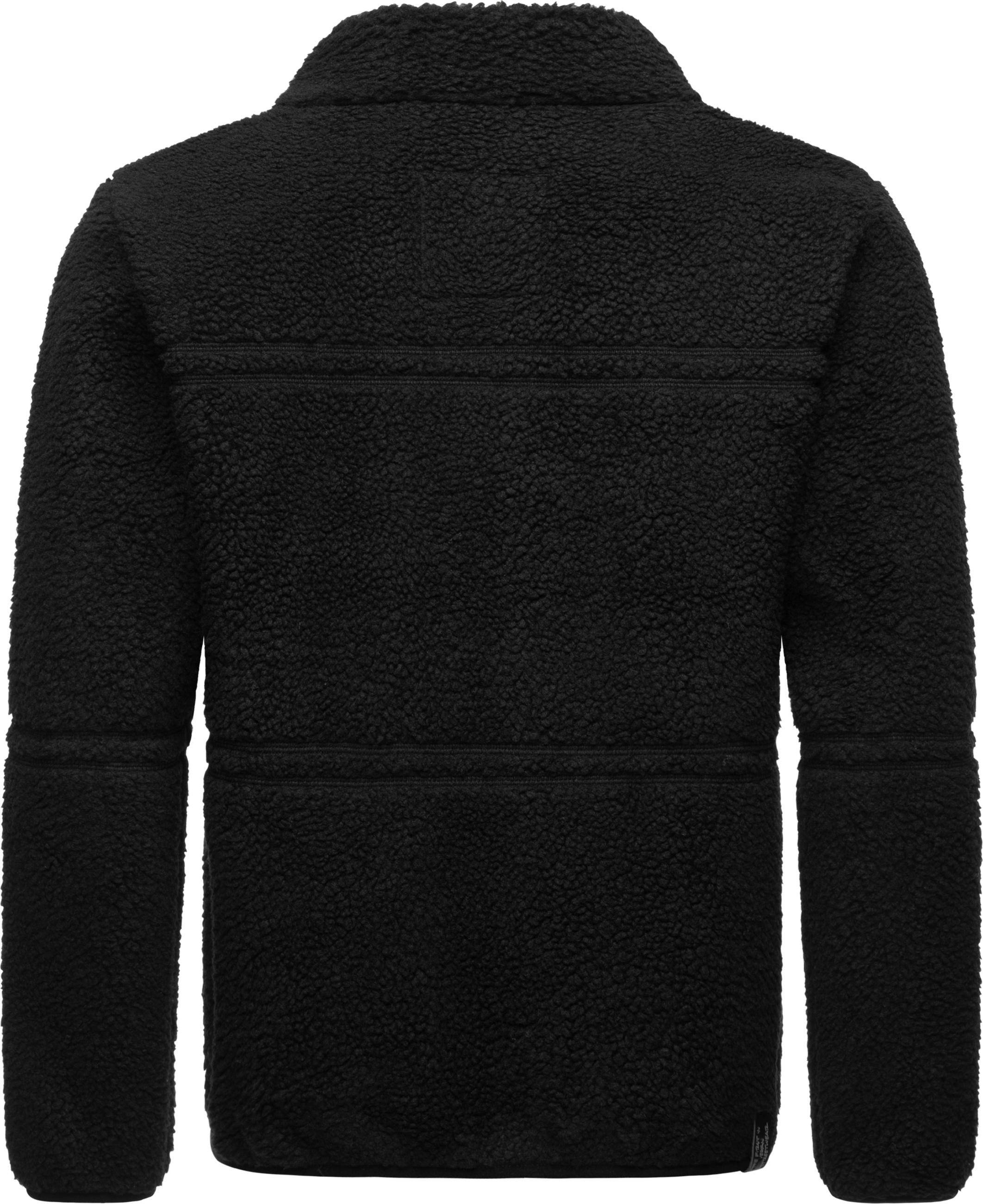 Ragwear Sweatjacke »Plüschjacke Noory«, Herren Basic Teddy-Fleece Jacke