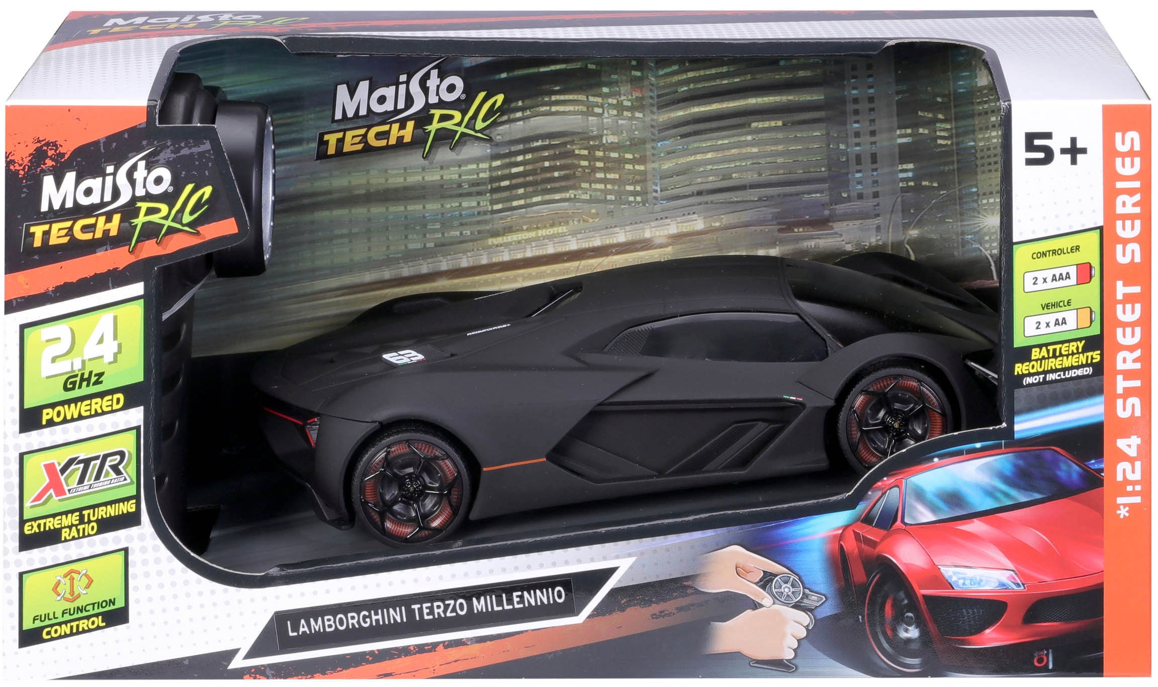 Maisto Tech RC-Auto »Lamborghini Terzo Millennio 2,4GHz mattschwarz«