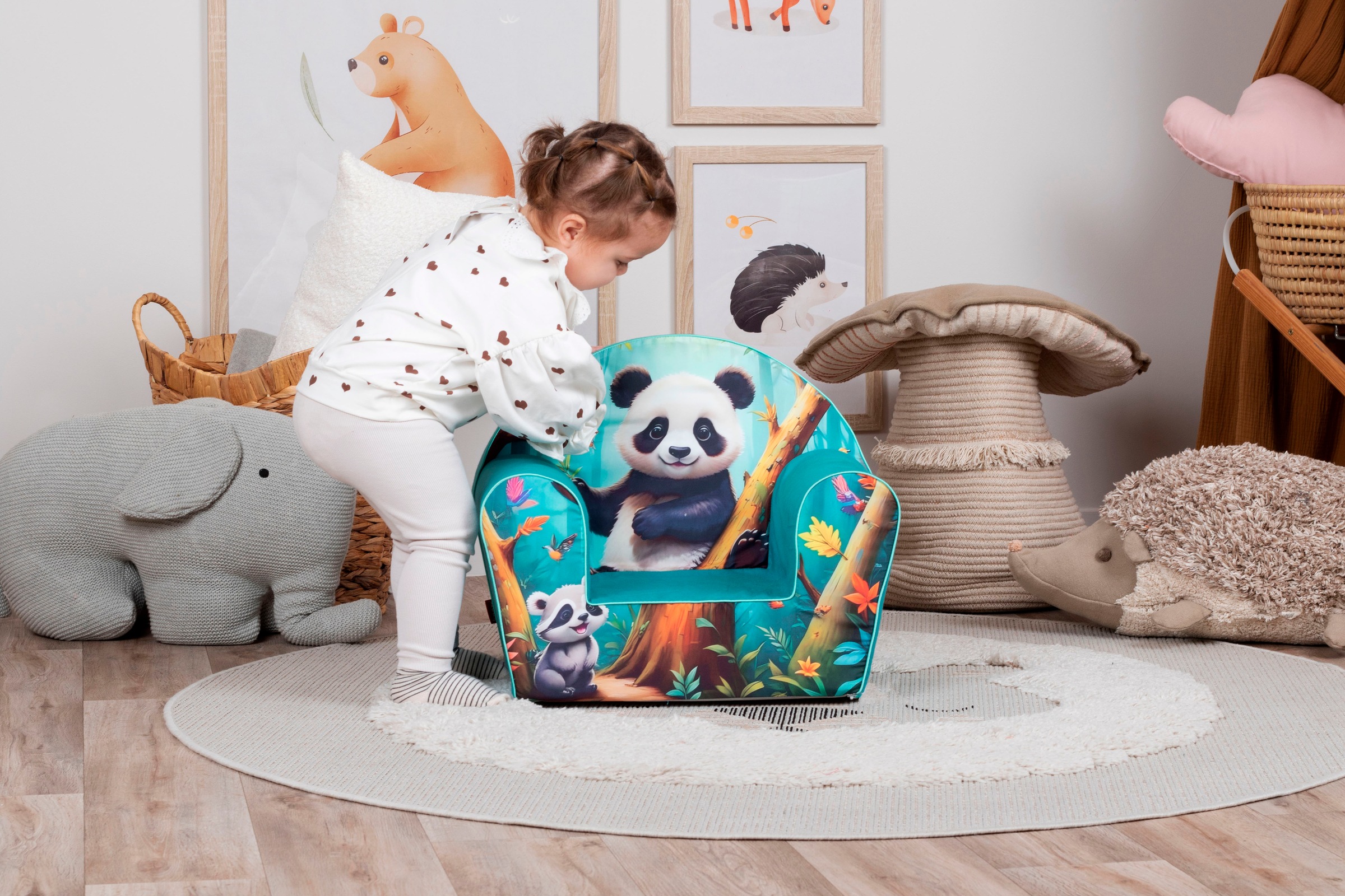 Knorrtoys® Sessel »Lucky panda«, für Kinder; Made in Europe