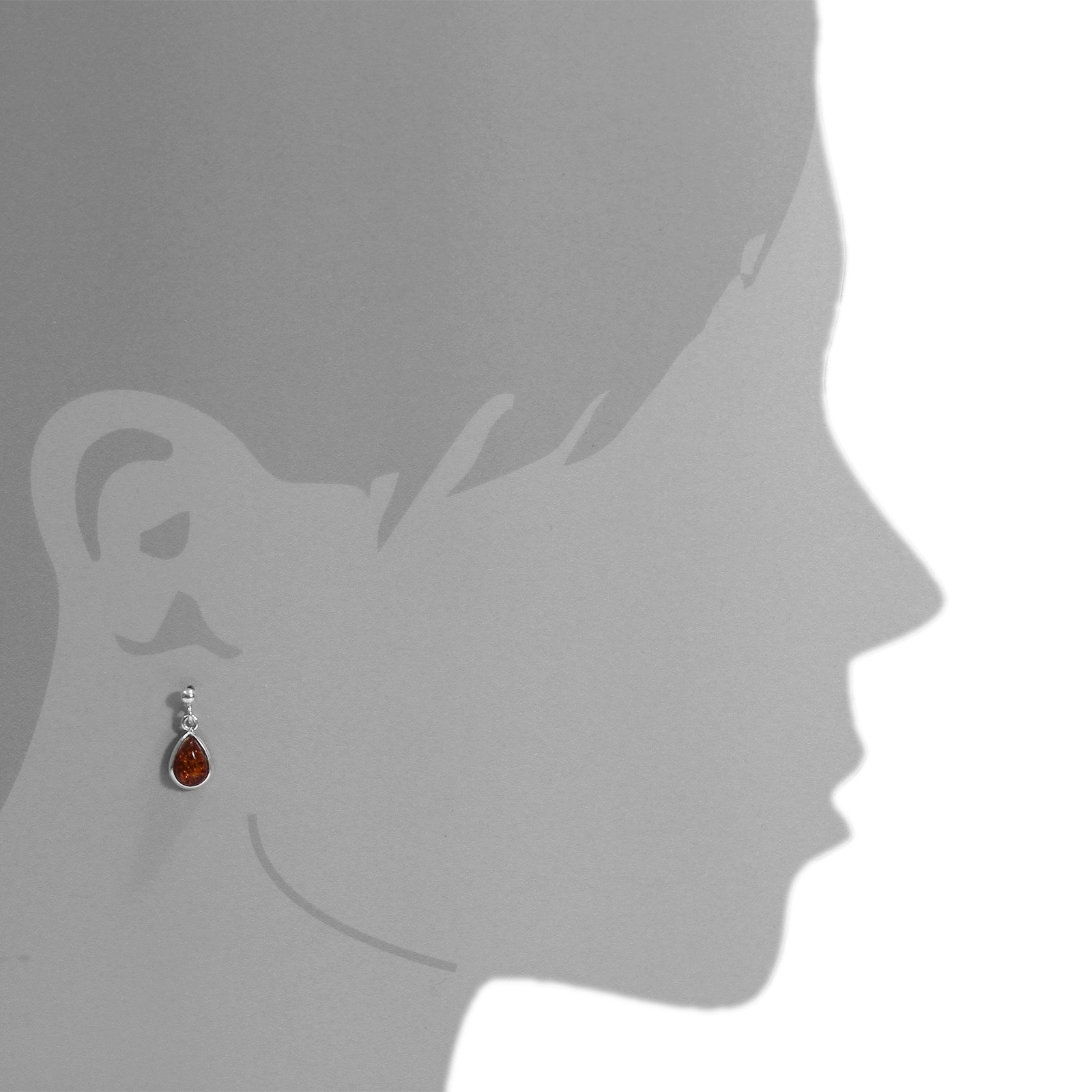 OSTSEE-SCHMUCK Paar Ohrhänger »Ostsee-Schmuck Ohrhänger Classic 9 x 6 mm«