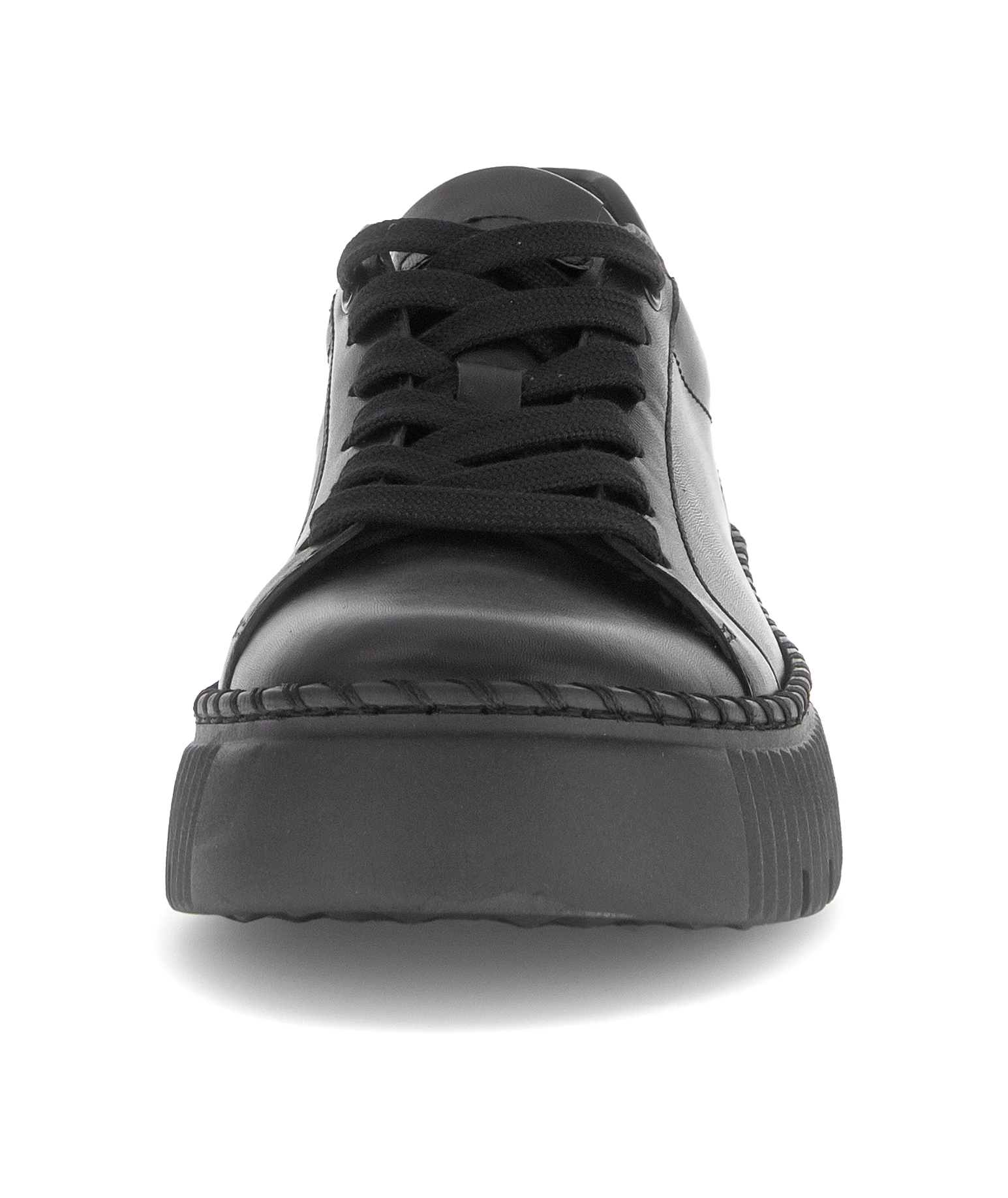 Gabor Plateausneaker, Freizeitschuh, Halbschuh, Schnürschuh mit Ziernaht am Sohlenrand