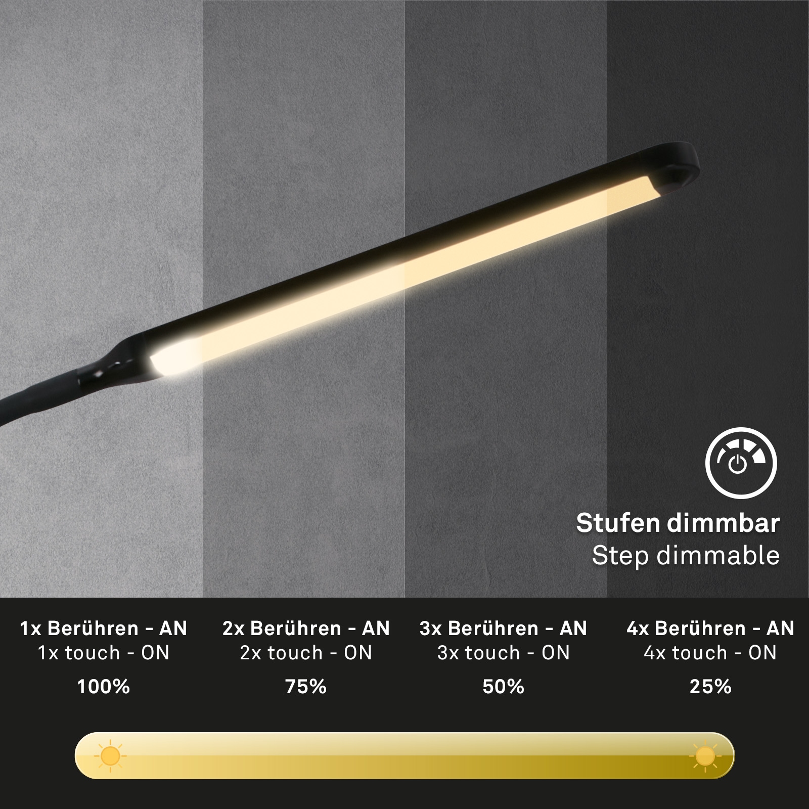 Briloner Leuchten Stehlampe »Stehleuchte PIVAZ«