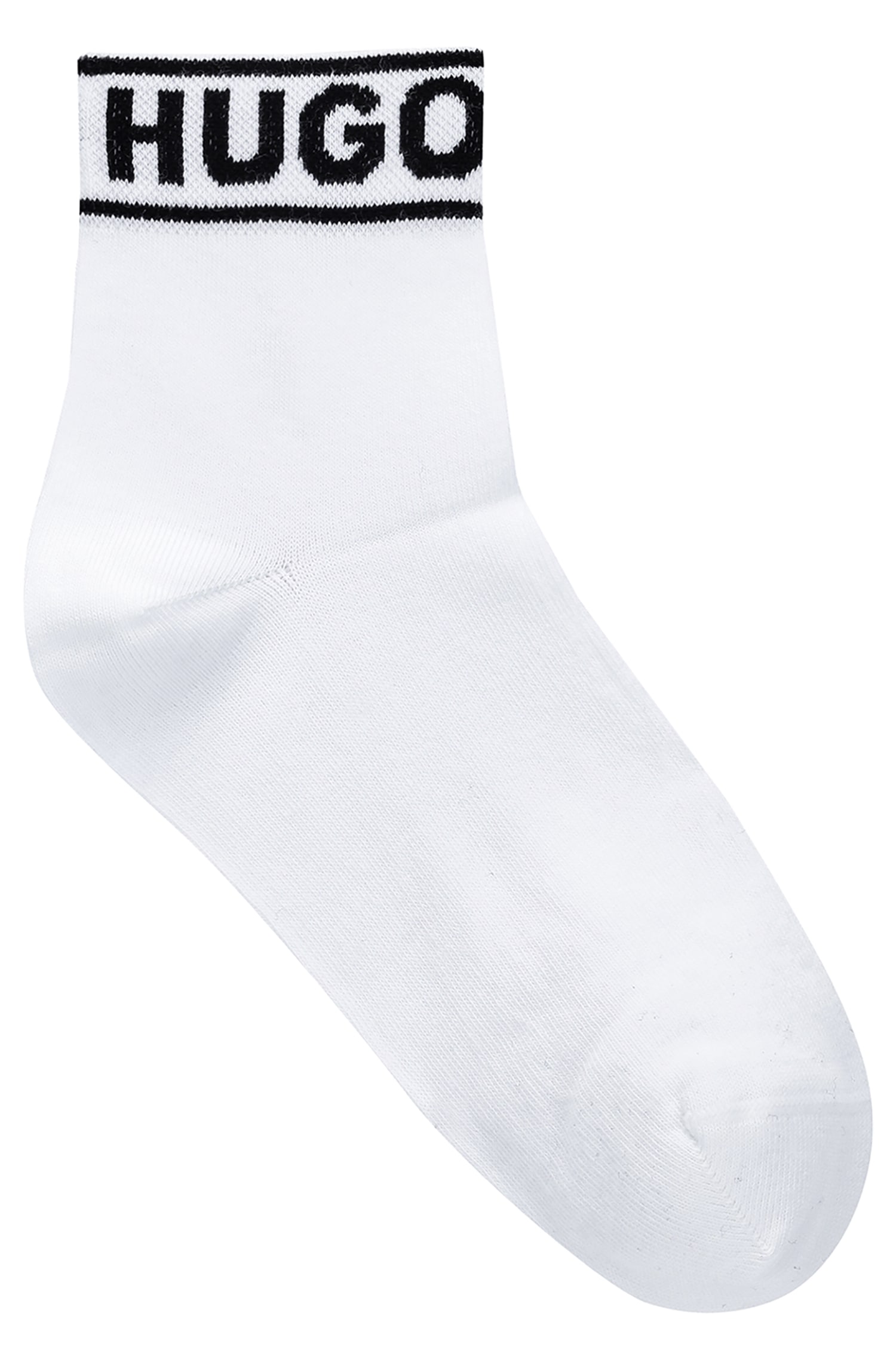 HUGO Underwear Freizeitsocken »2P SH LOGO CC W«, (Set, 2 Paar, 2er), mit Logobund