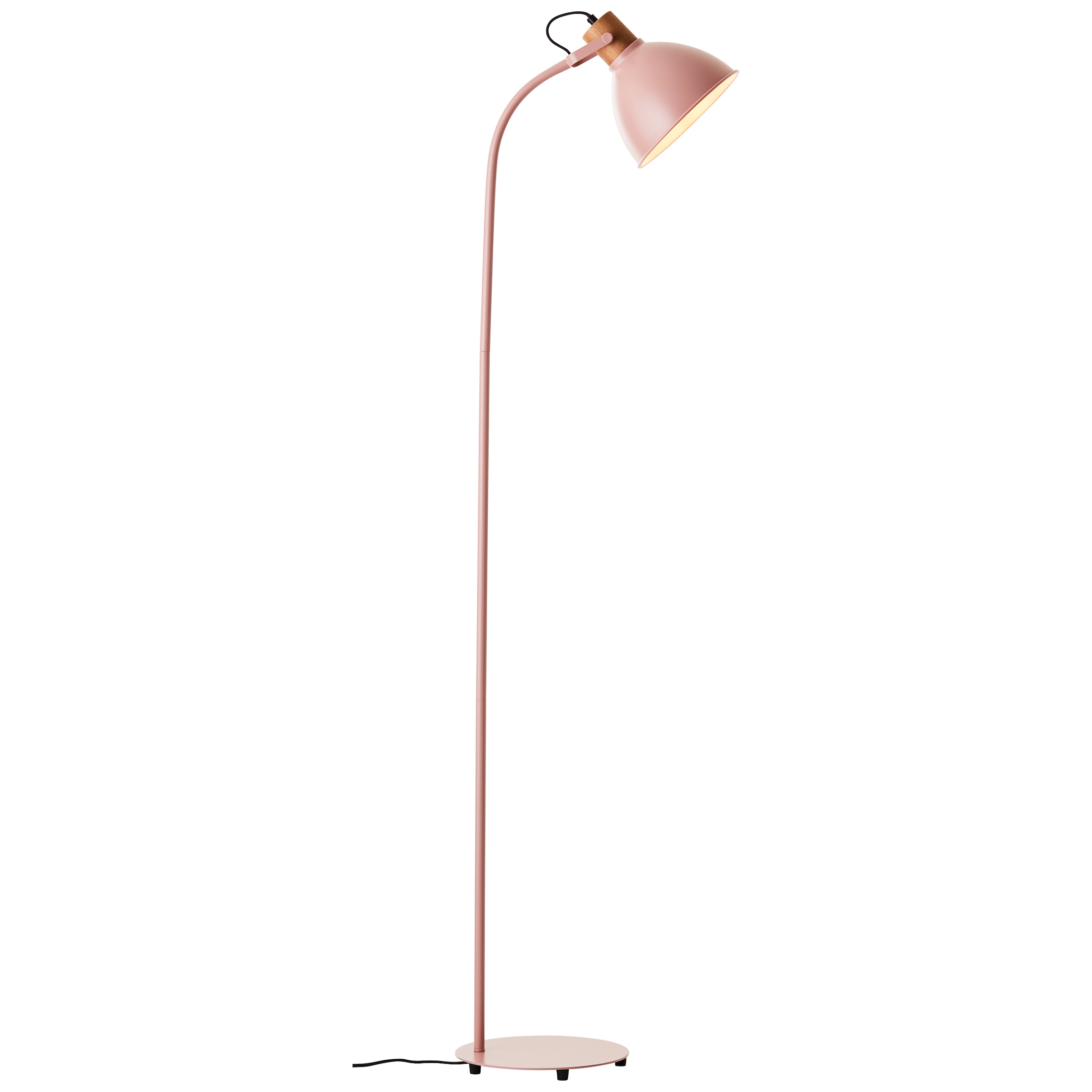 Brilliant Stehlampe »Erena«, 1 flammig, Leuchtmittel E27 | ohne Leuchtmittel, Höhe 150 cm, E27, Metall/Holz