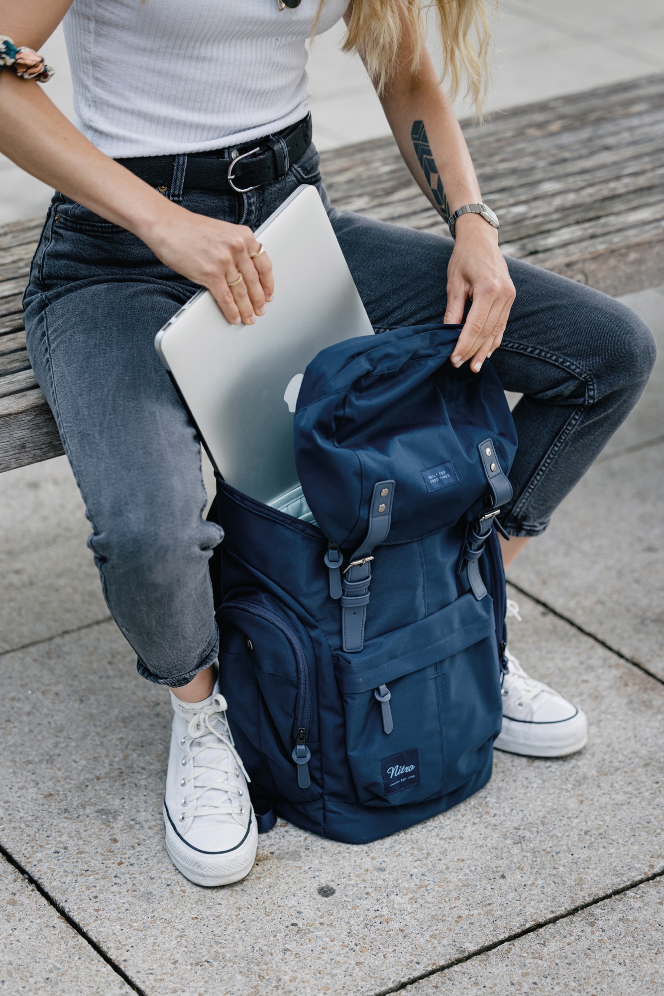 NITRO Freizeitrucksack »Daypacker«, mit Laptopfach, Schulrucksack, Wanderrucksack oder Streetpack