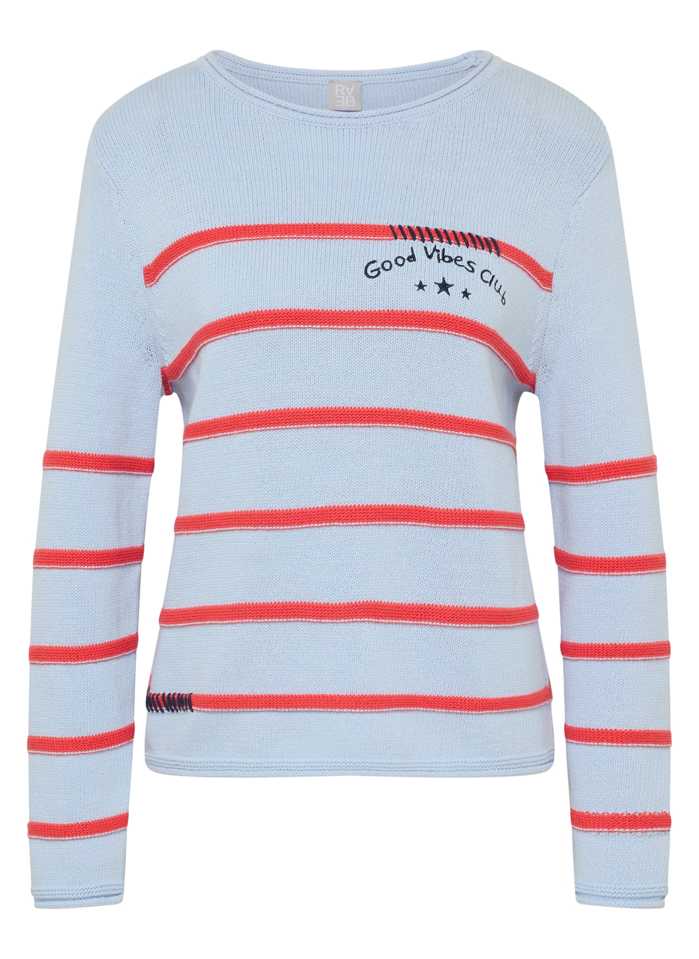 Rabe Strickpullover mit Streifen Muster