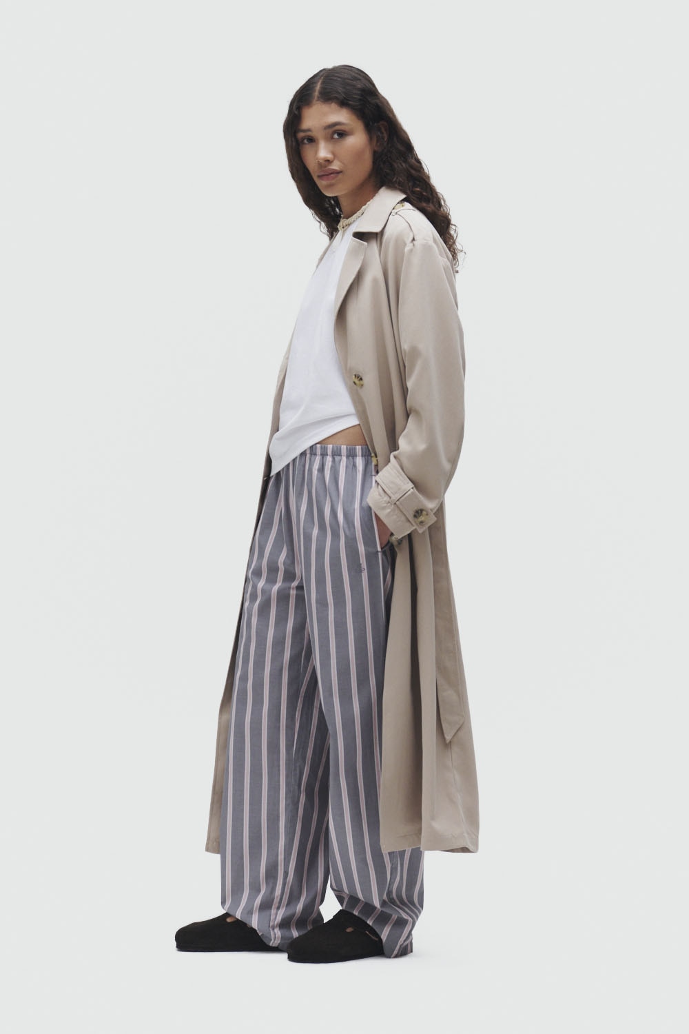 Marc O'Polo Loungehose »Mix & Match Woven«, mit weitem, locker fallendem Bein