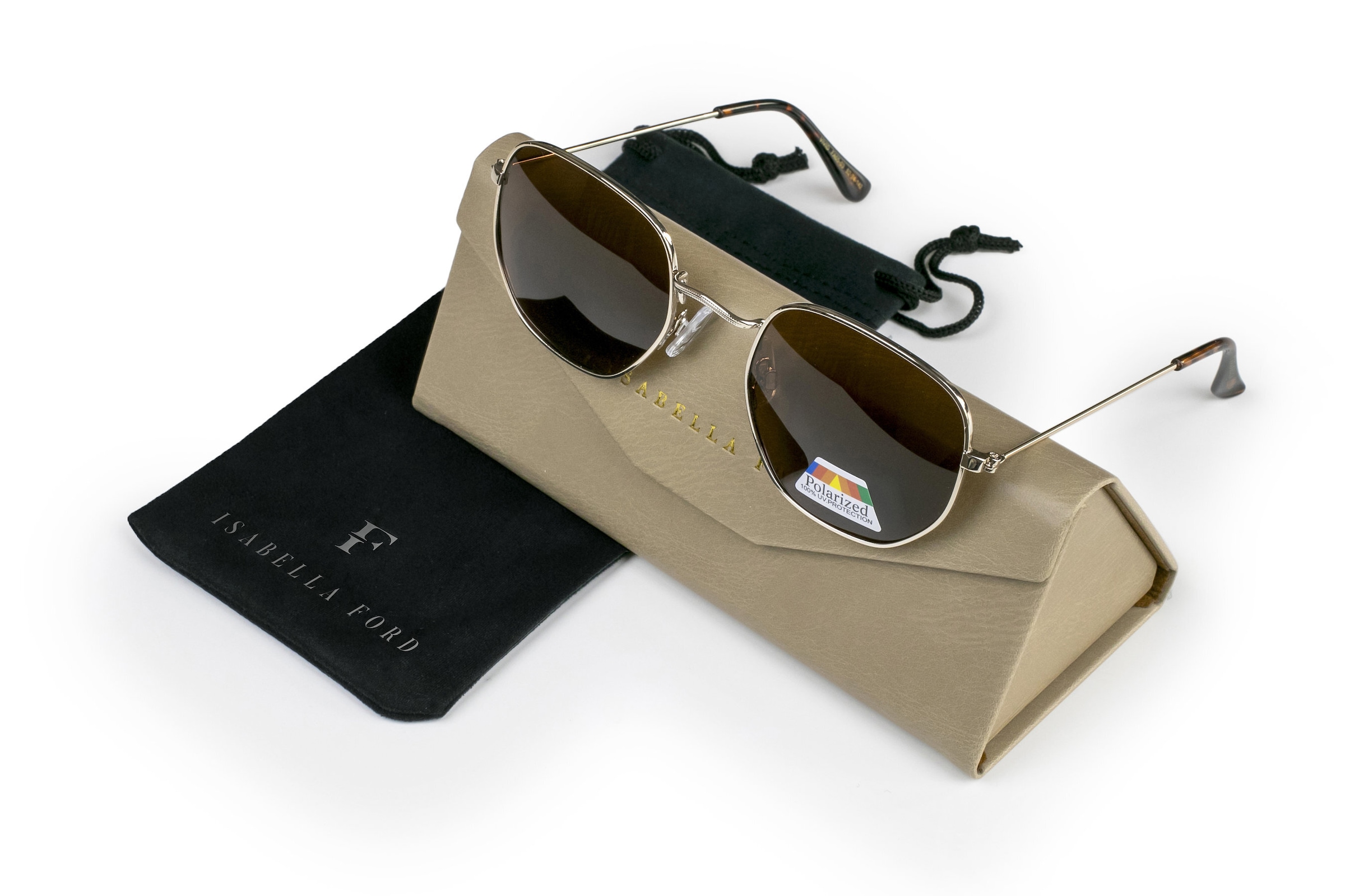 ISABELLA FORD Sonnenbrille »FA05-03« Glas 0,74 mm, polarisierte Gläser, UV400, CAT3.0