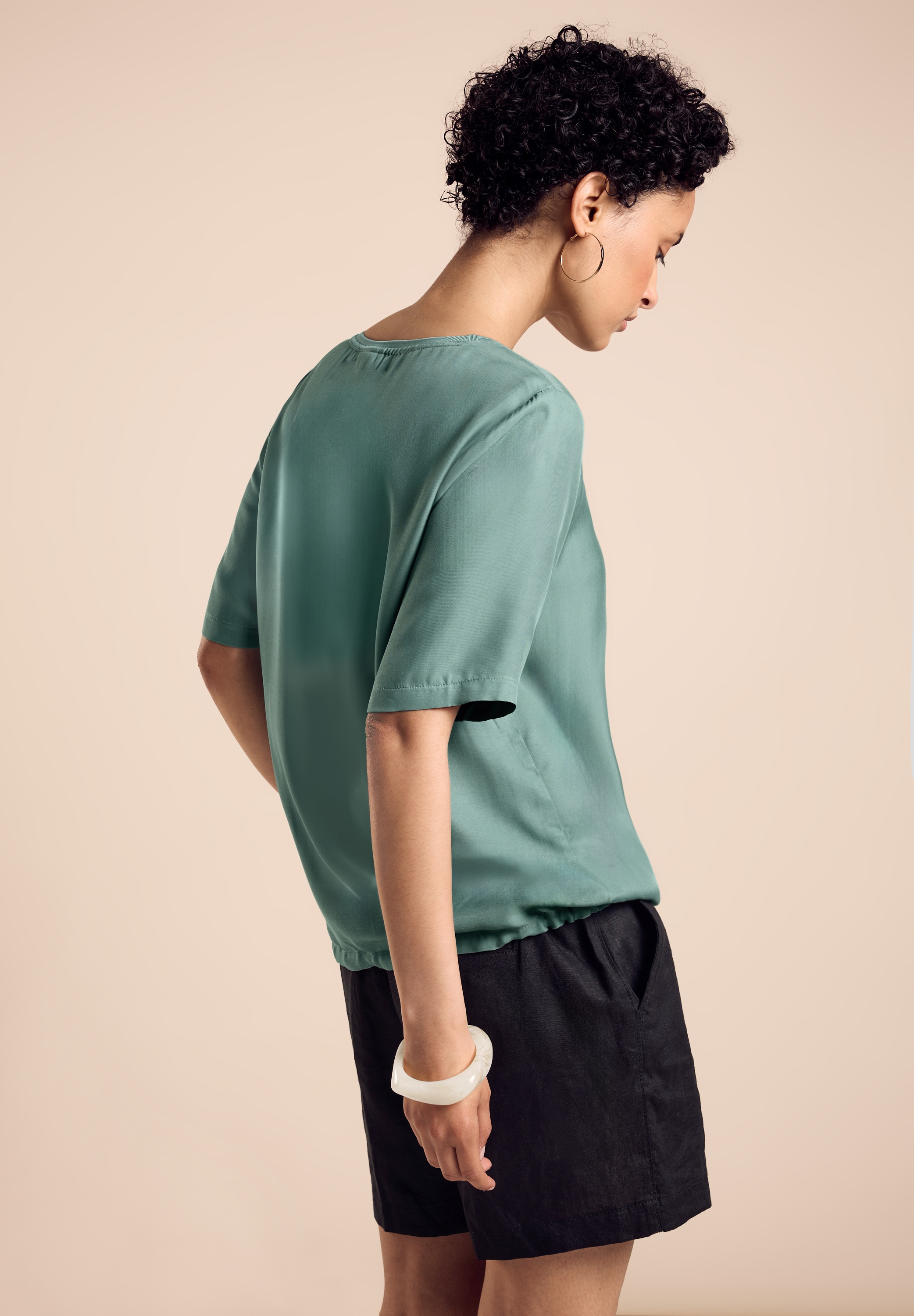 STREET ONE Shirtbluse, mit Tunnelzug