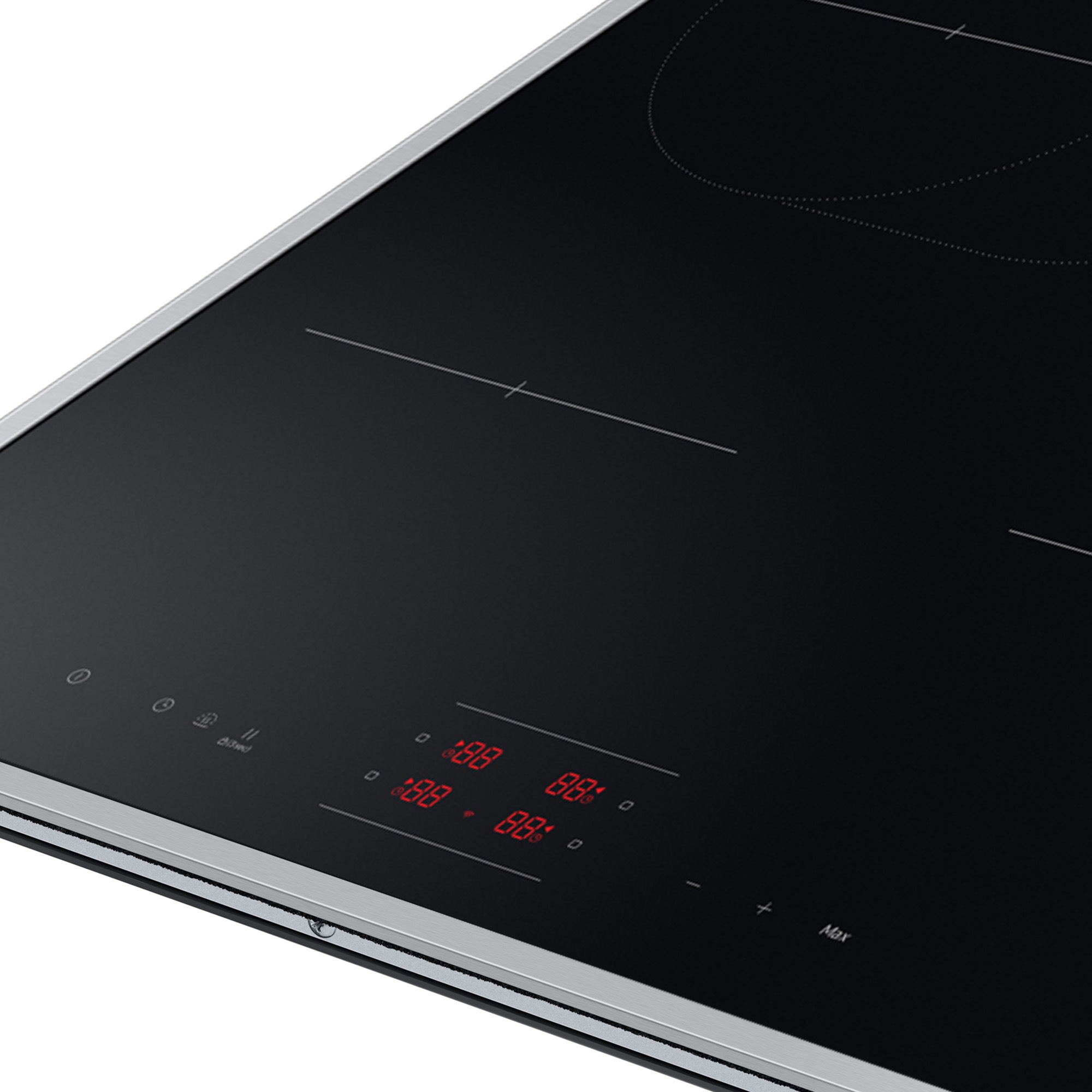 Samsung Induktions-Kochfeld »NZ64B4015HK/U1«, Höhe des Kochfelds beträgt nur 44mm & Ideal für ovale Pfannen & Töpfe