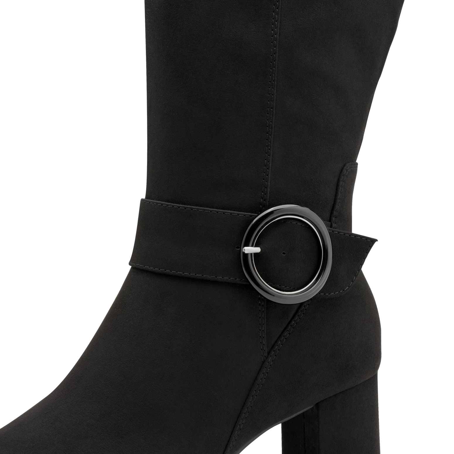 MARCO TOZZI Stiefel  , Blockabsatz, Businessstiefel, Langschaftstiefel mit Zierschnalle