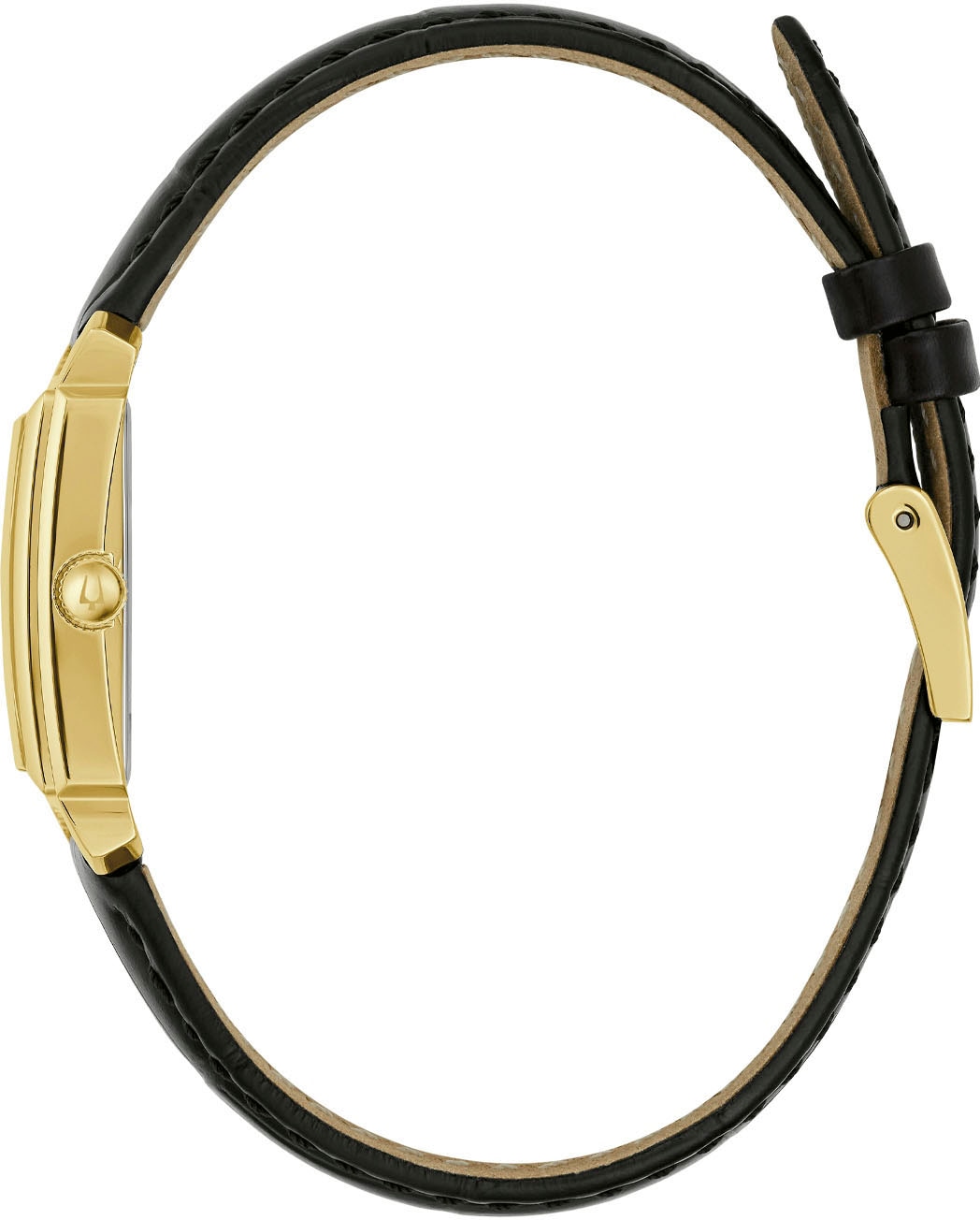 Bulova Quarzuhr, Armbanduhr, Damenuhr, Lederarmband, mit Diamanten