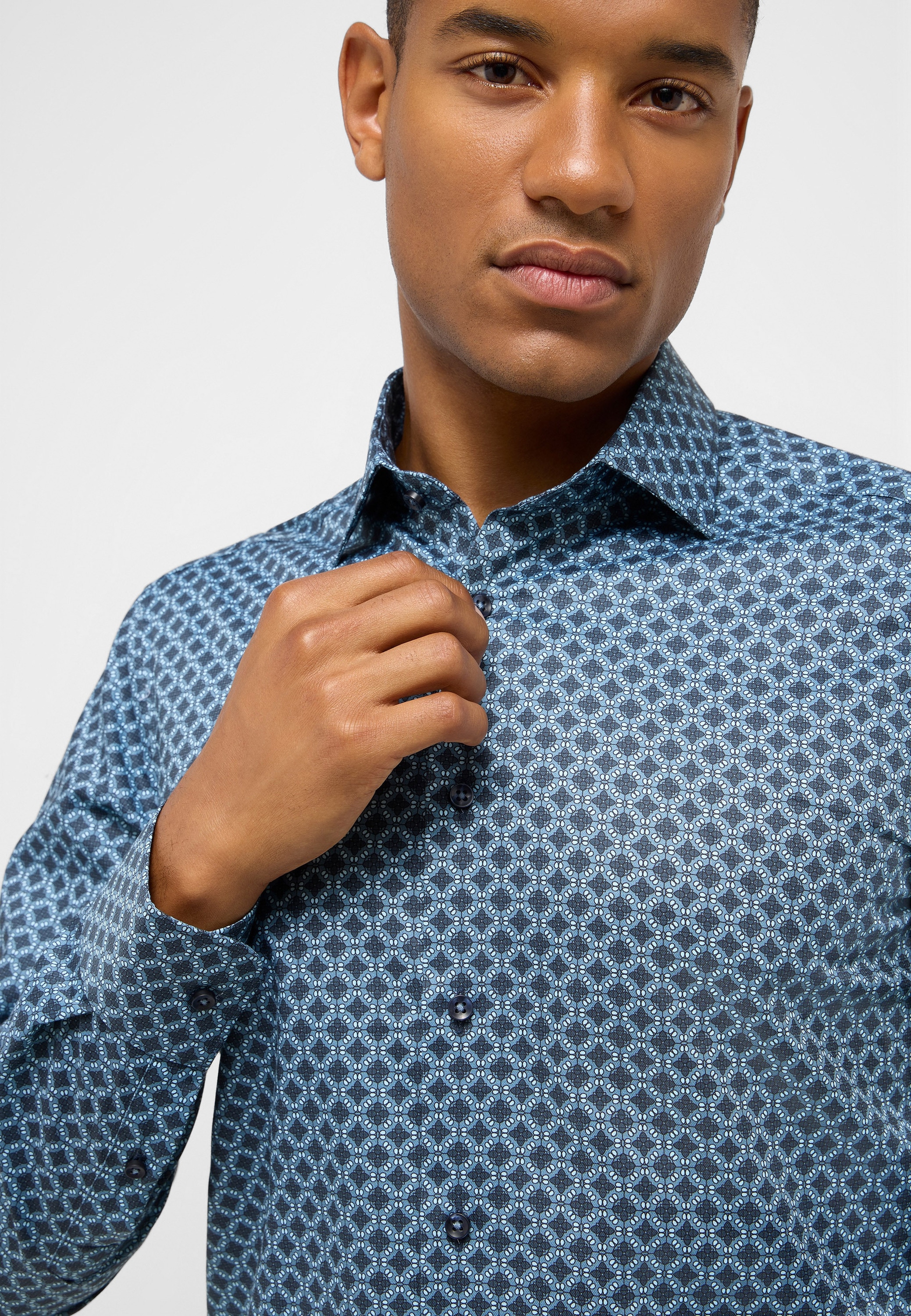 Eterna Langarmhemd »SLIM FIT« NON IRON (bügelfrei)