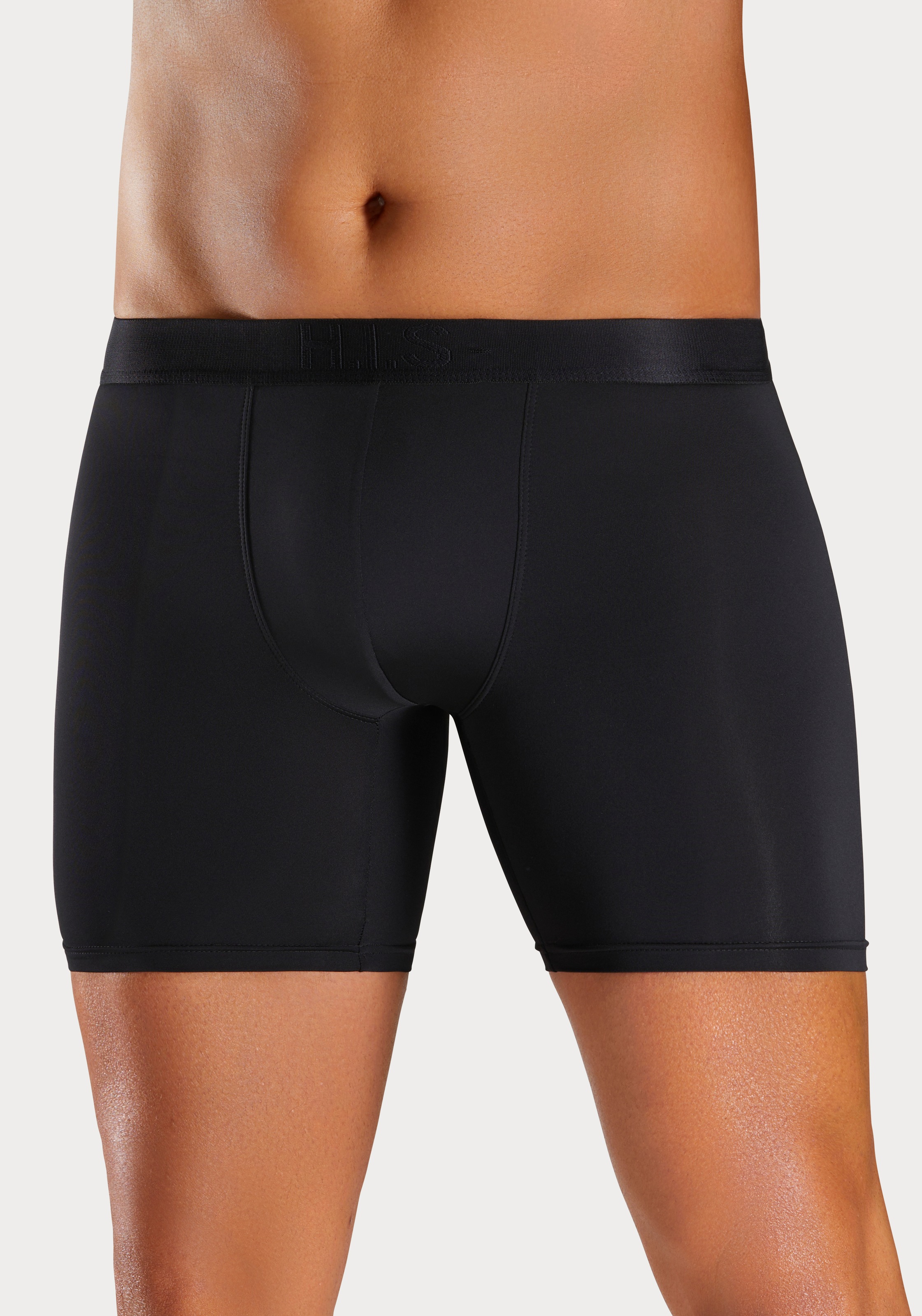 H.I.S Funktionsboxer, (Packung, 3 St.), mit langem Bein in pflegeleichter Microfaser-Qualität