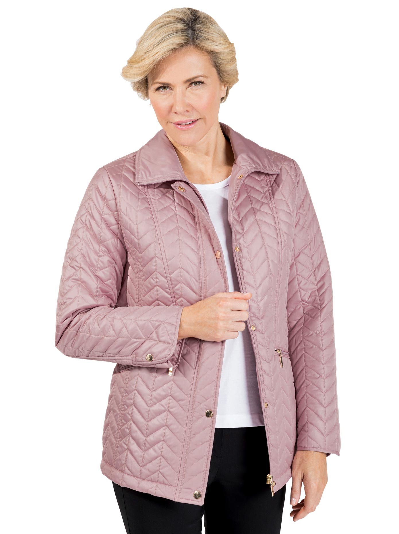 Classic Steppjacke ohne Kapuze