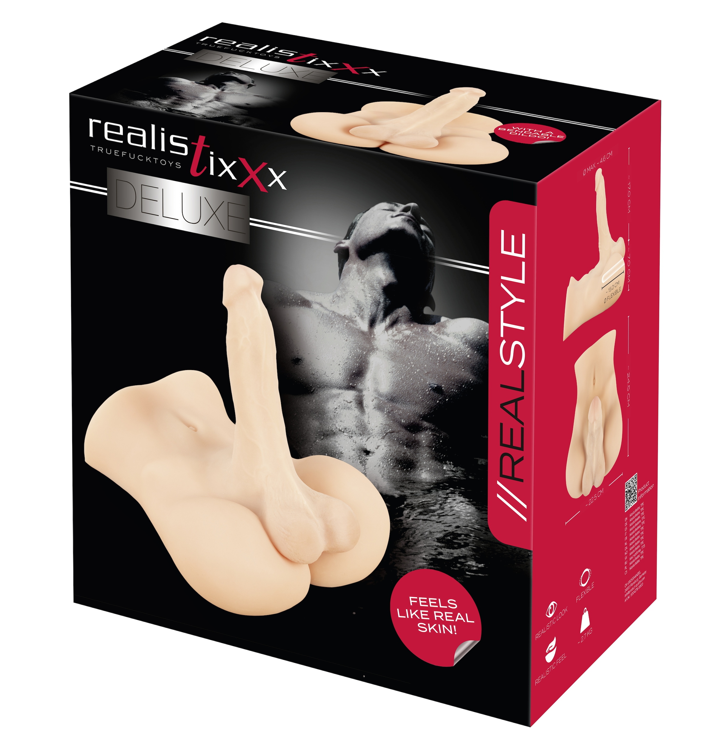 Realistixxx Masturbator »Torso-Masturbator Deluxe Man 02«