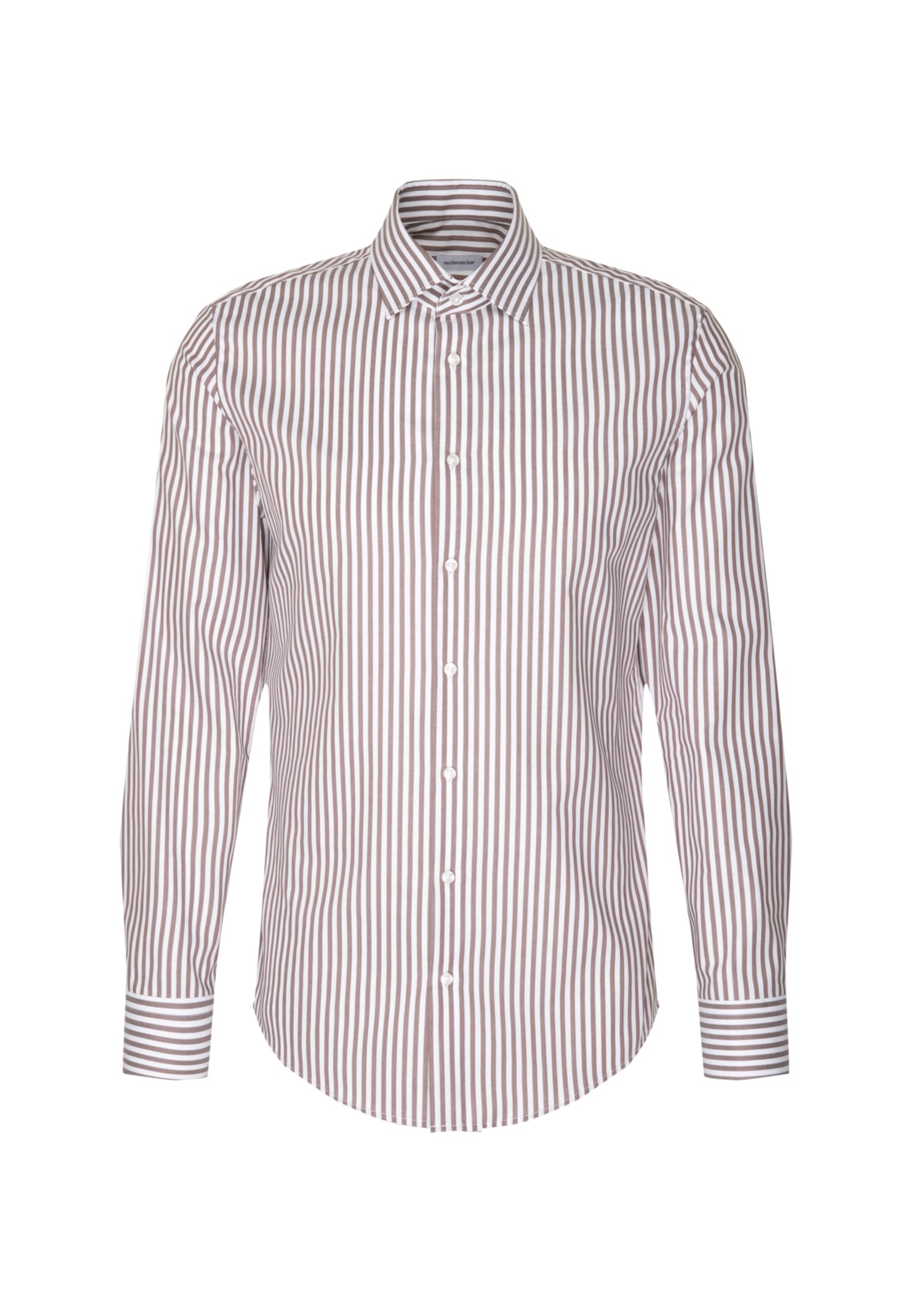 seidensticker Businesshemd »Schwarze Rose« Shaped 1/1 Kentkragen Gestreift