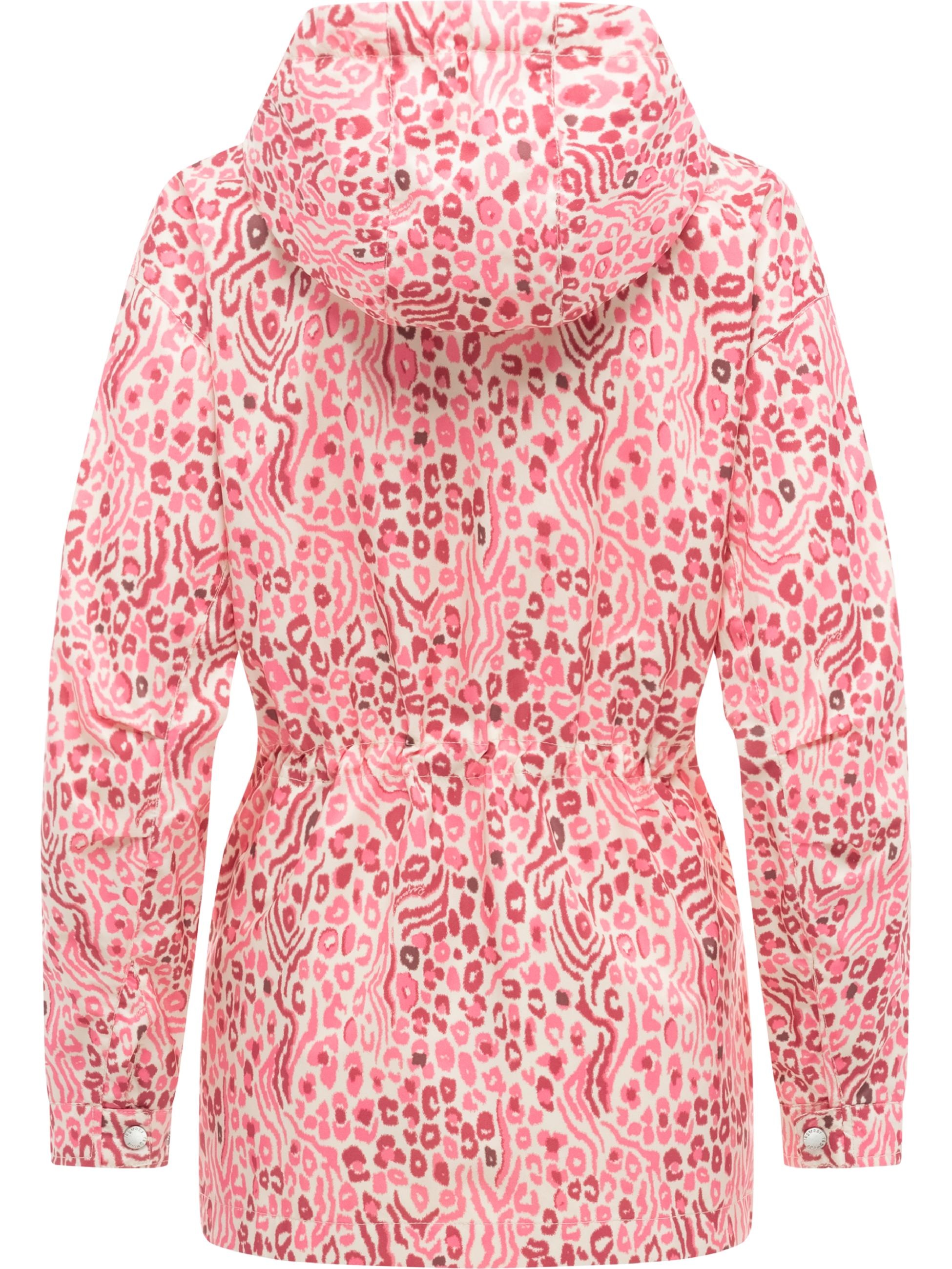 Ragwear Anorak »Anorak Eddens Print« mit Kapuze Übergangsjacke mit Animal-Print und Kapuze