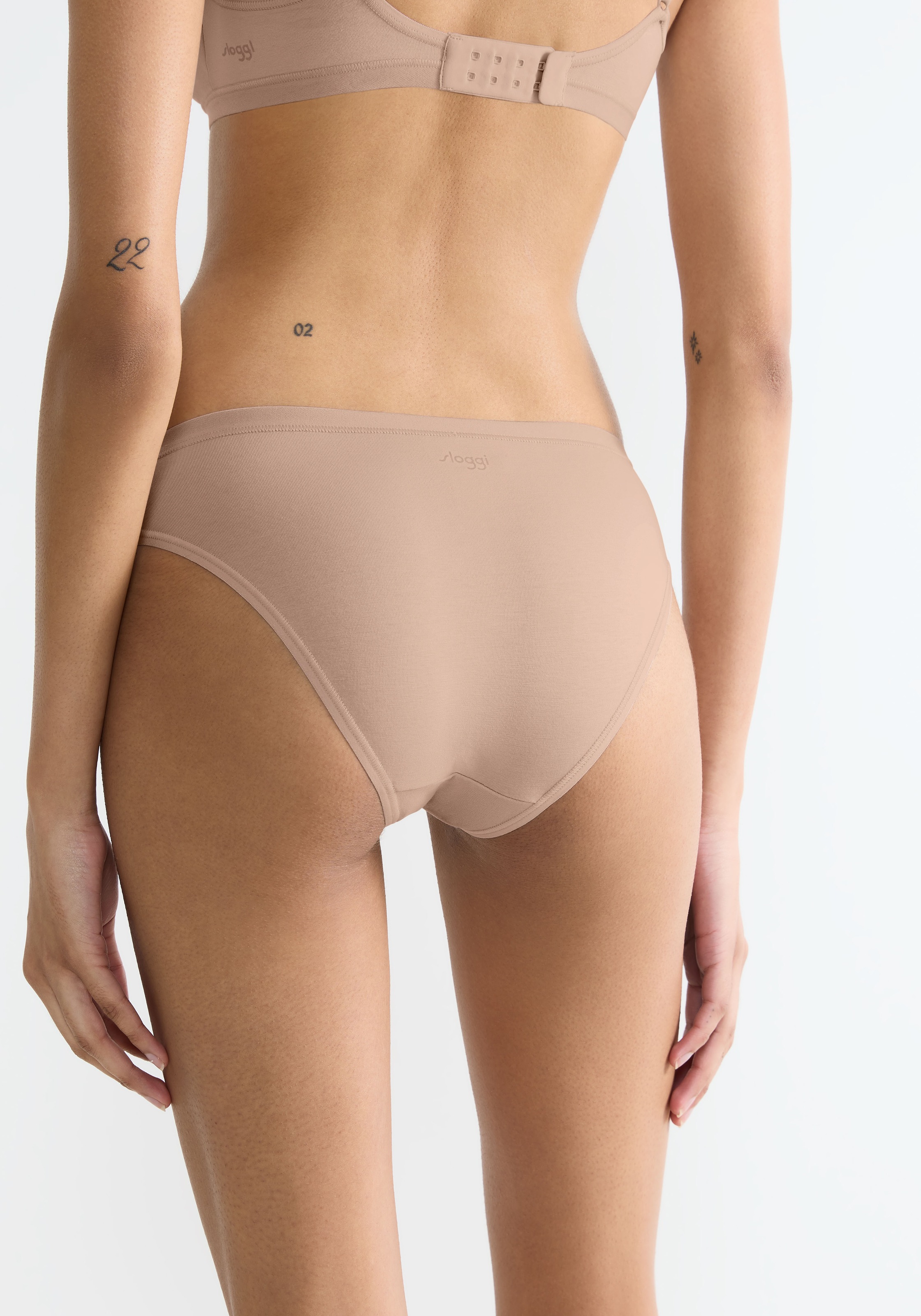 sloggi Slip »GO Daily Cotton Mini 3P«, (3er Pack), glanzeffekt Details