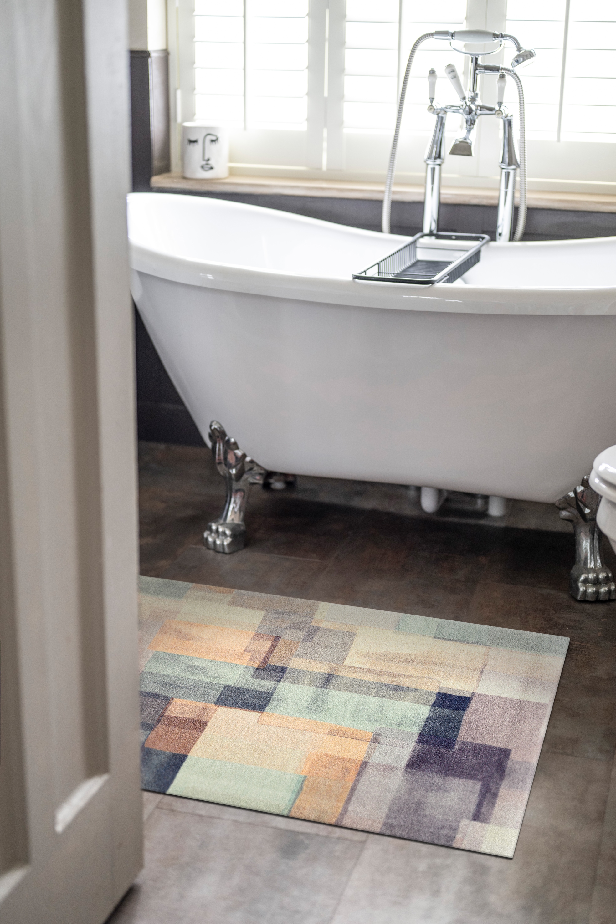 wash+dry by Kleen-Tex Teppich »und Läufer Gentle Blocks« rechteckig 9 mm Höhe