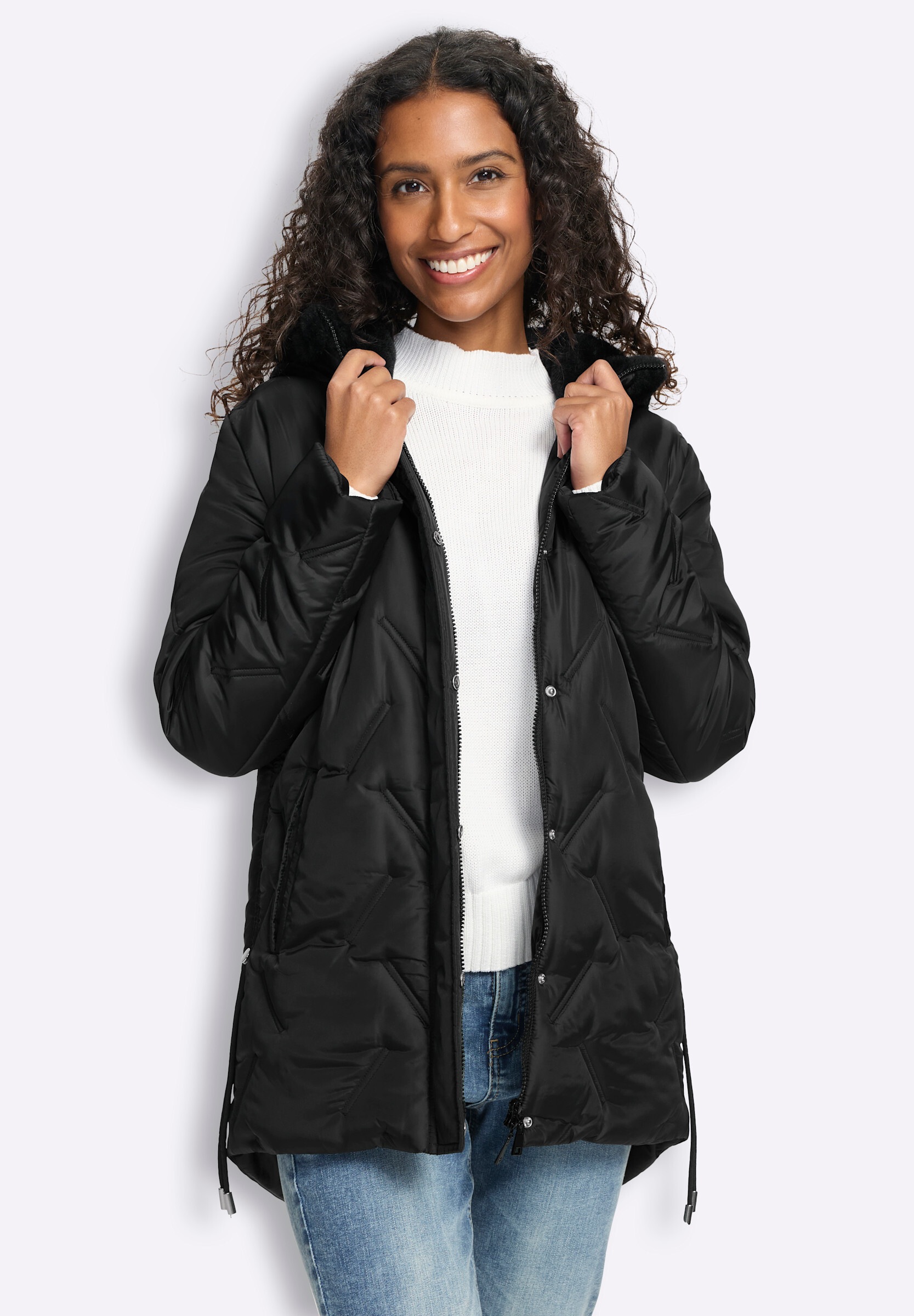 heine Steppjacke »Jacke Steppjacke« mit Kapuze