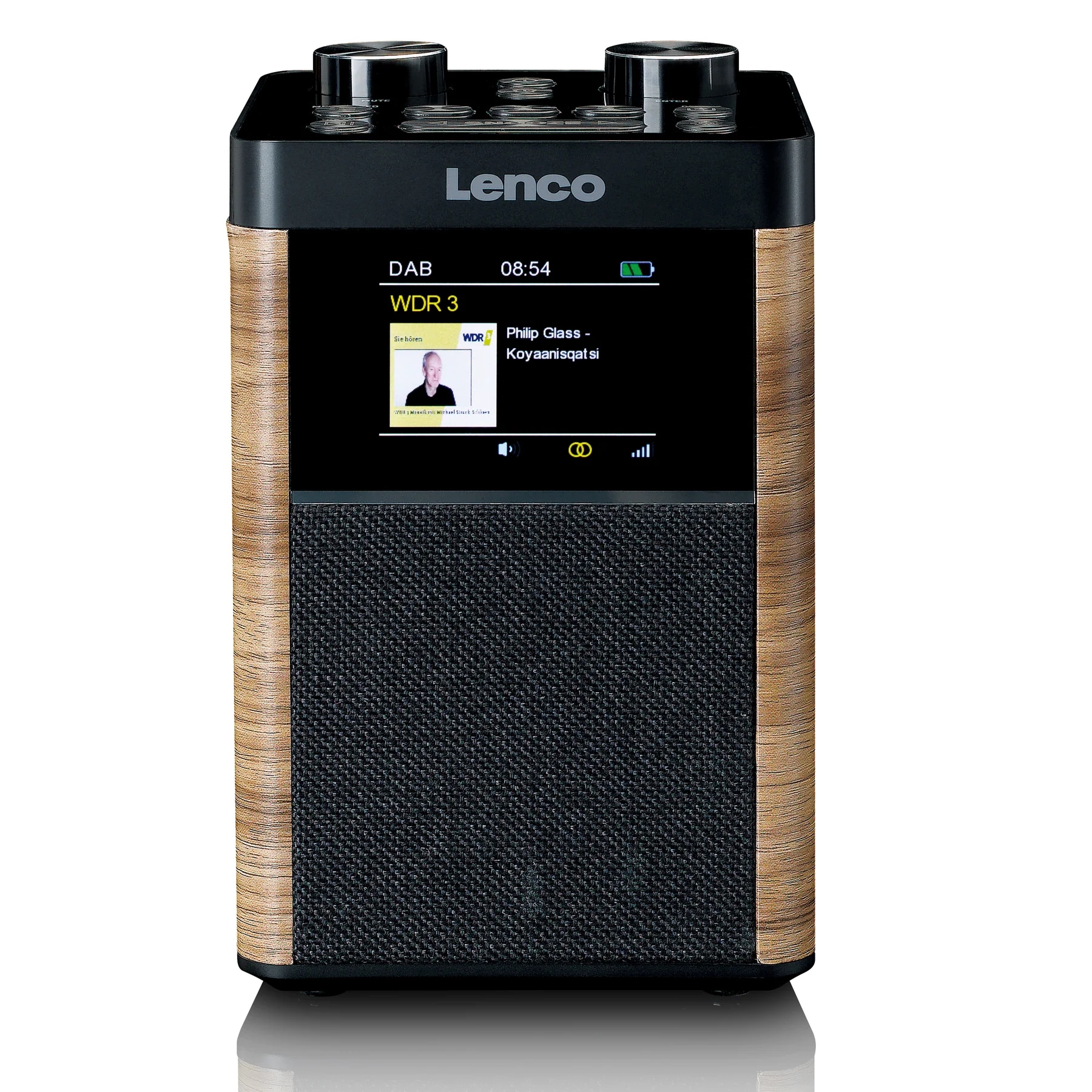 Lenco Digitalradio (DAB+) »PDR-060WD« (Bluetooth Digitalradio (DAB+) | FM-Tuner mit RDS ) tragbar, 10 W Lautsprecher, bis zu 14h Laufzeit