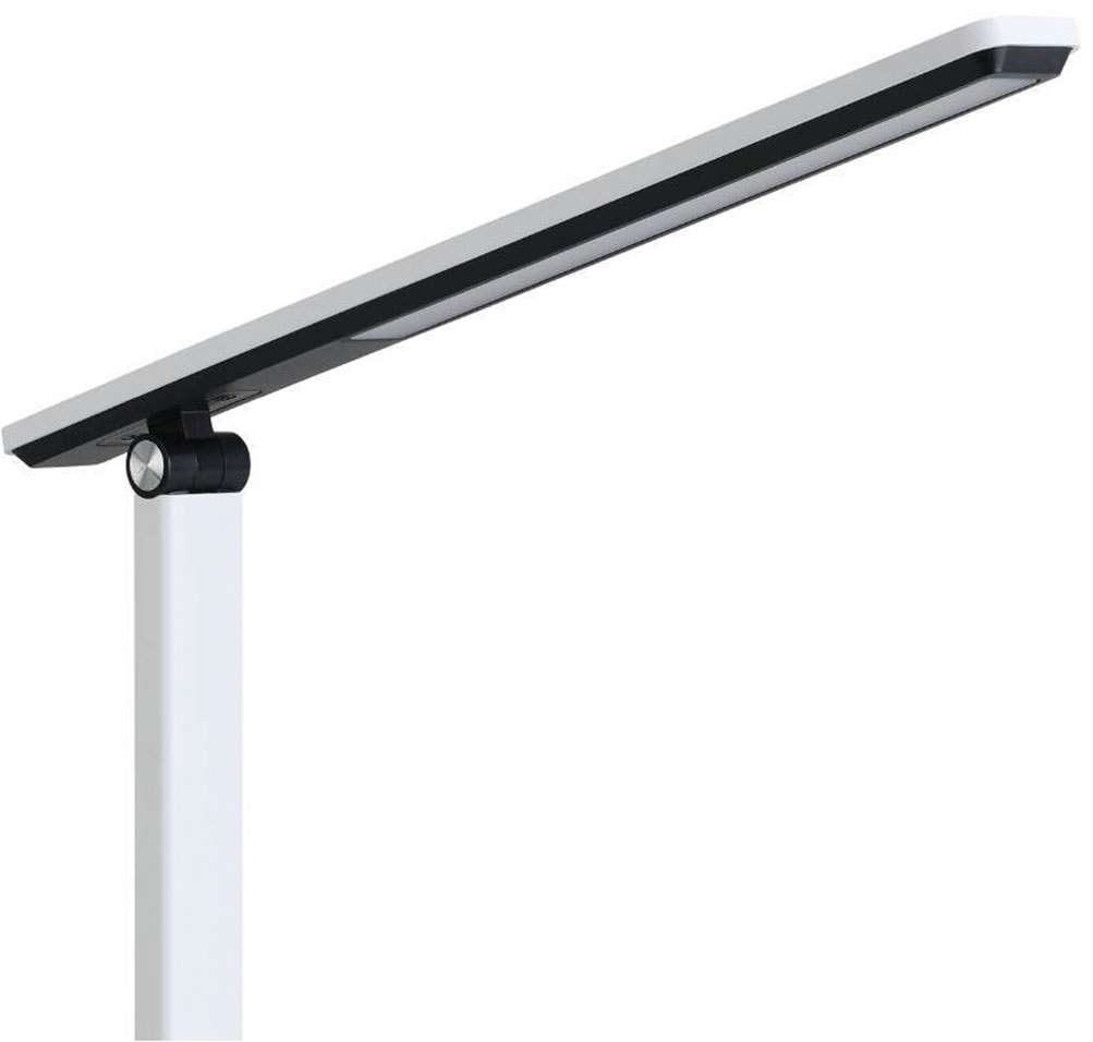 EGLO Tischleuchte »INIESTA LED Tischlampe, weiß-schwarz, Touchsensor, dimmbar, USB«, 1 flammig, Leuchtmittel LED-Modul | LED fest integriert, Leselampe, Schreibtischlampe, 3-step CCT, Kopf verstellbar, 33x35x35cm