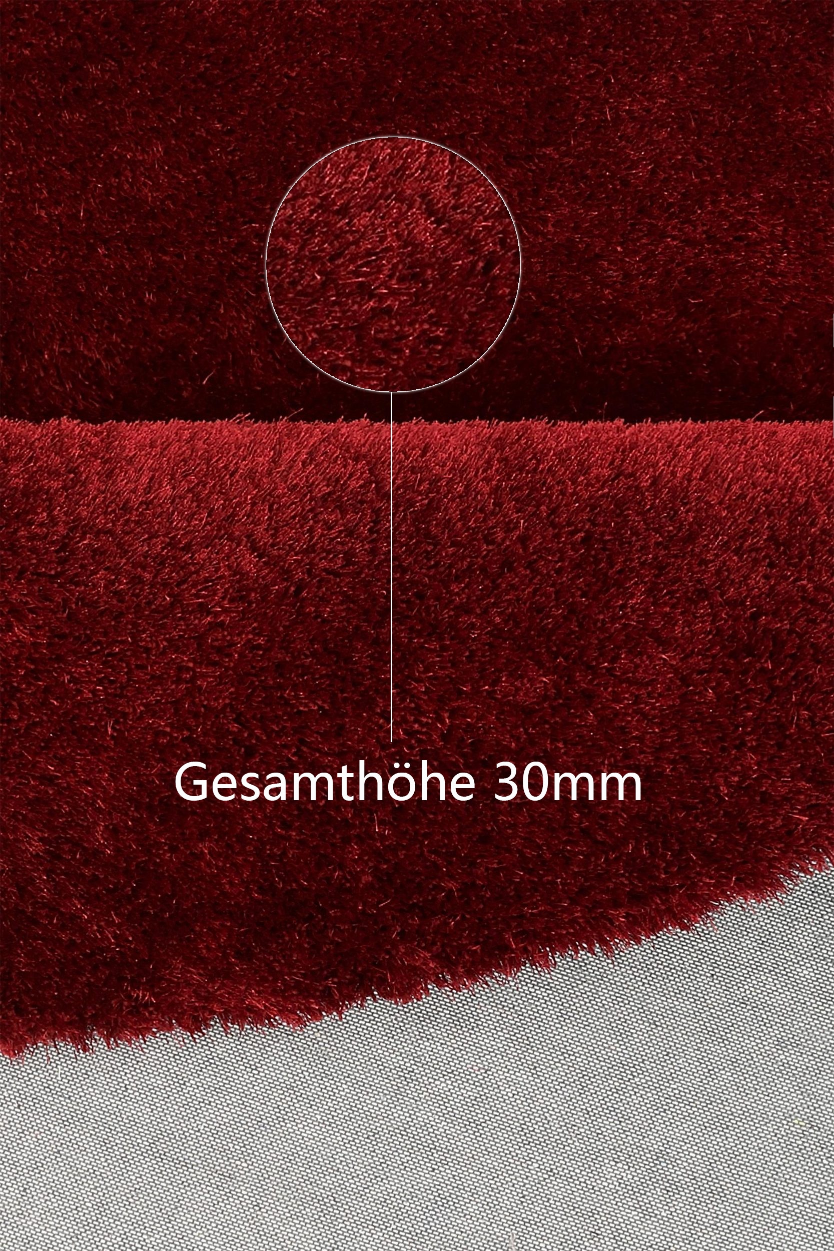 Bruno Banani Hochflor-Bettumrandung »Dana Teppich, Kundenliebling«, (3 tlg.), unifarben, Mikrofaser, pflegeleicht, Bettvorleger, Schlafzimmer